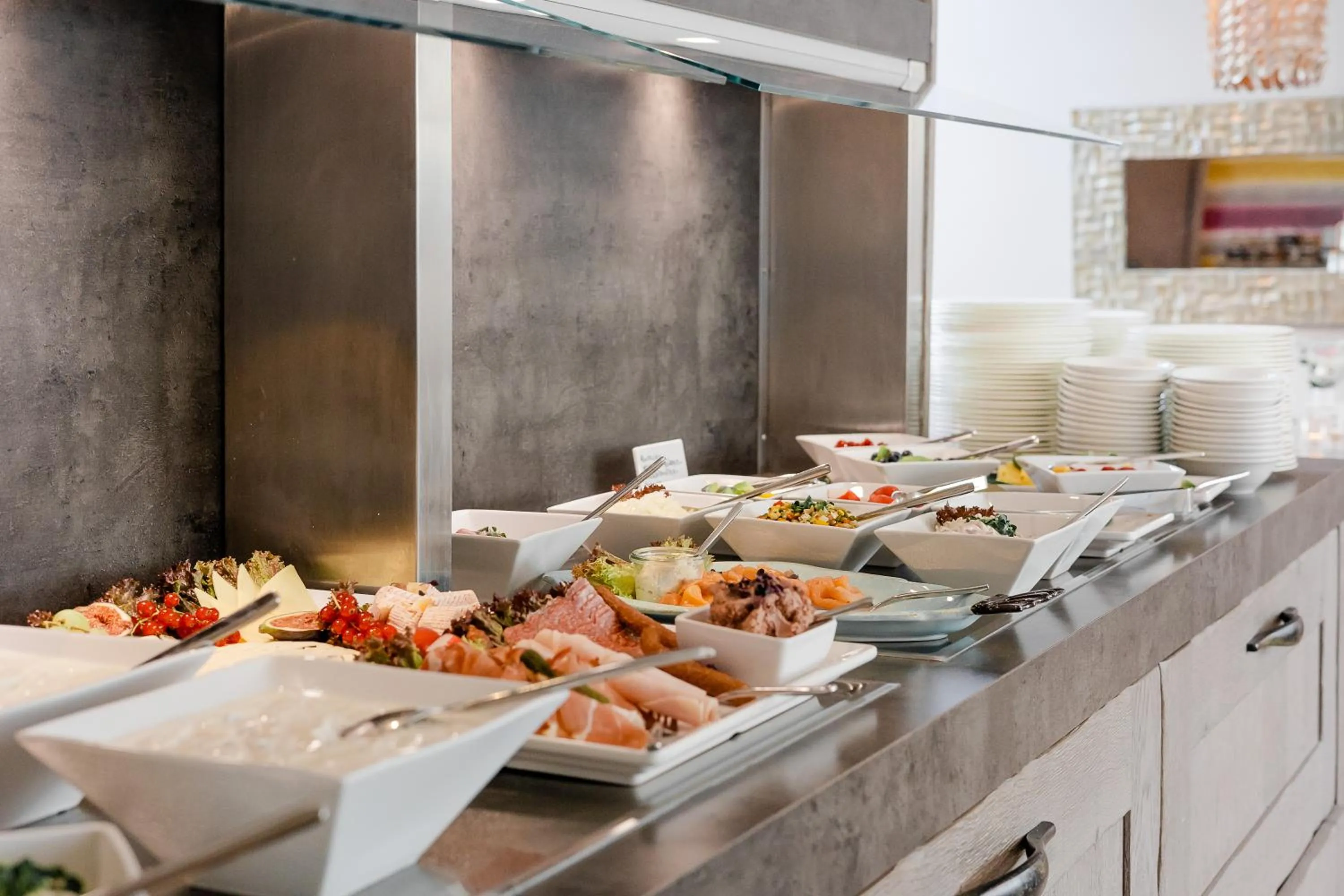 Breakfast in Apartmenthotel am Leuchtturm