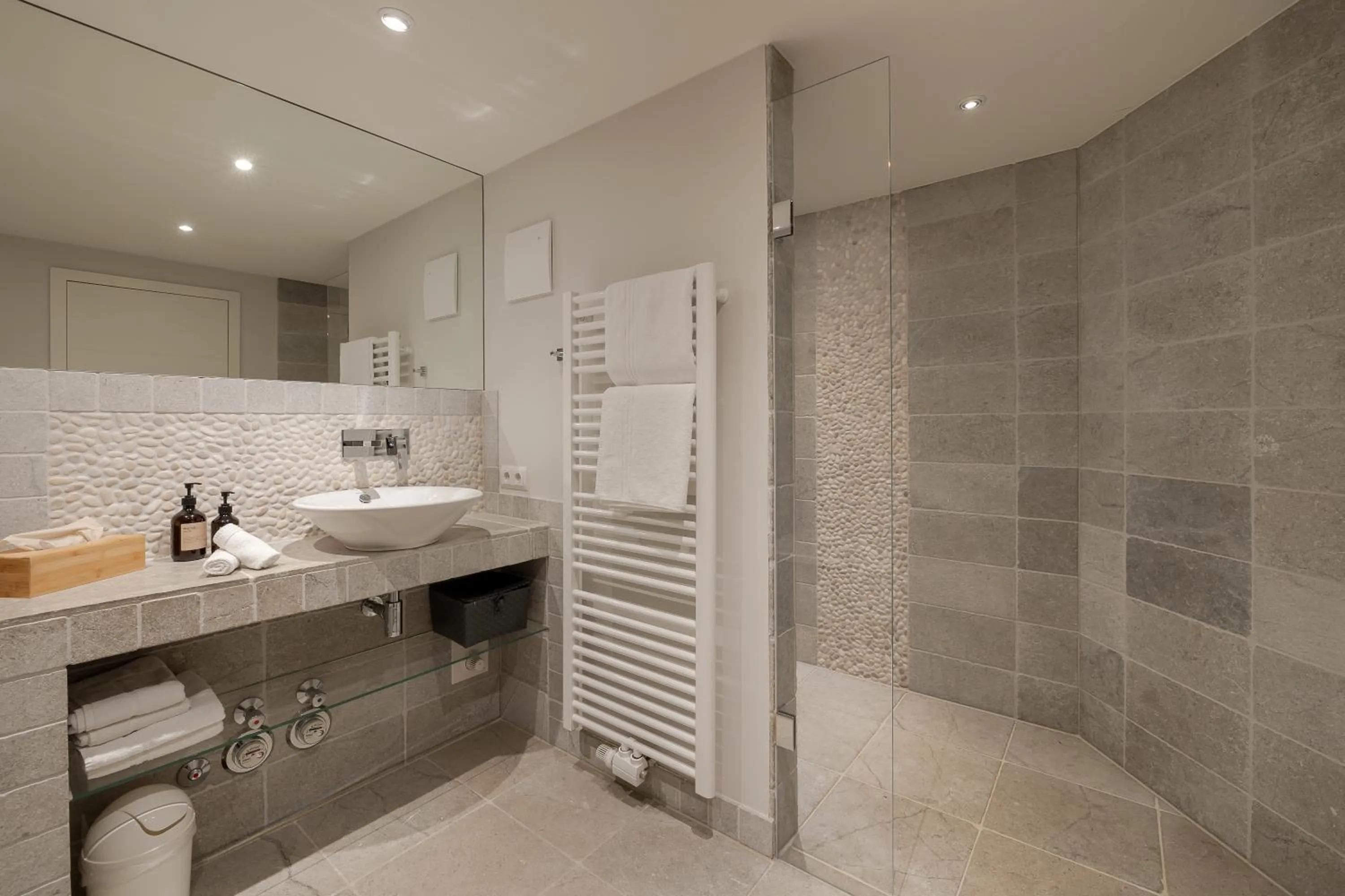 Shower in Apartmenthotel am Leuchtturm