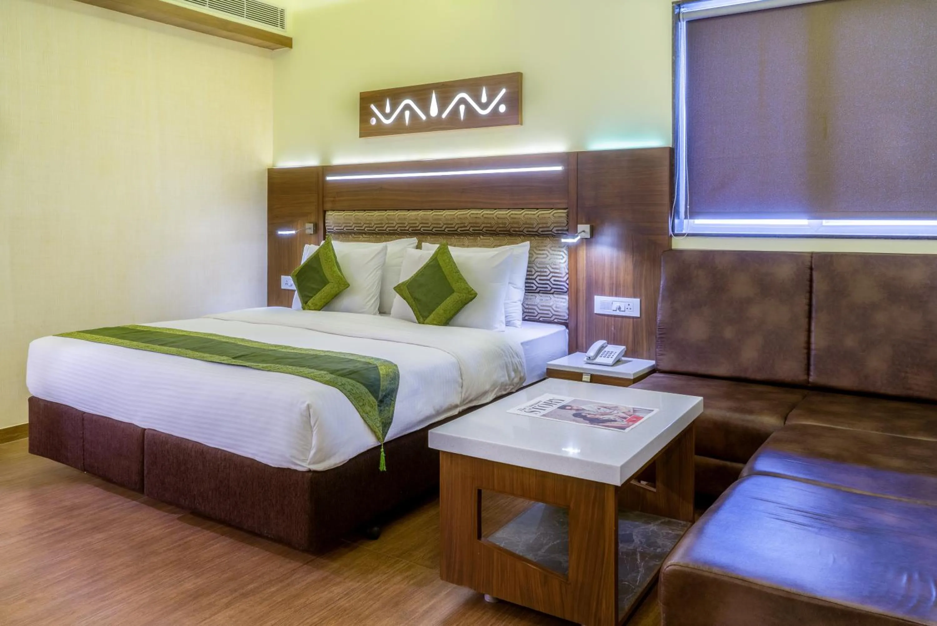 Bedroom, Bed in Treebo Ambassador