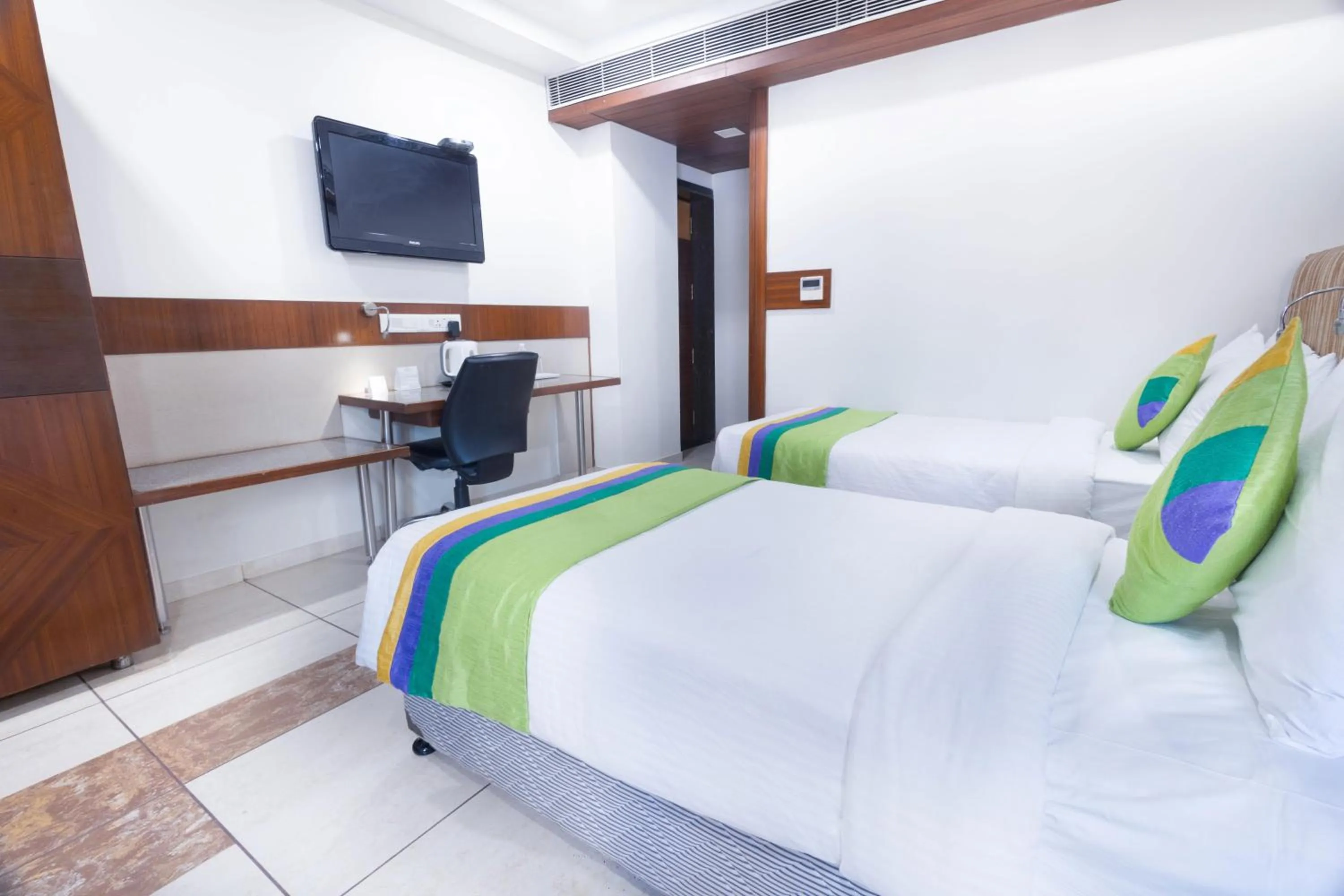 Bedroom, Bed in Treebo Ambassador