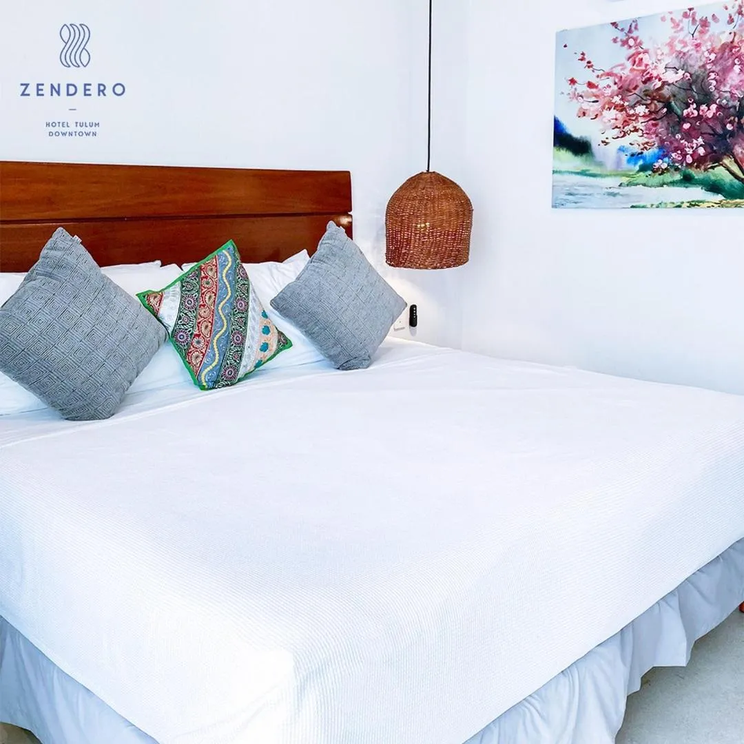 Bed in Hotel Zendero Tulum