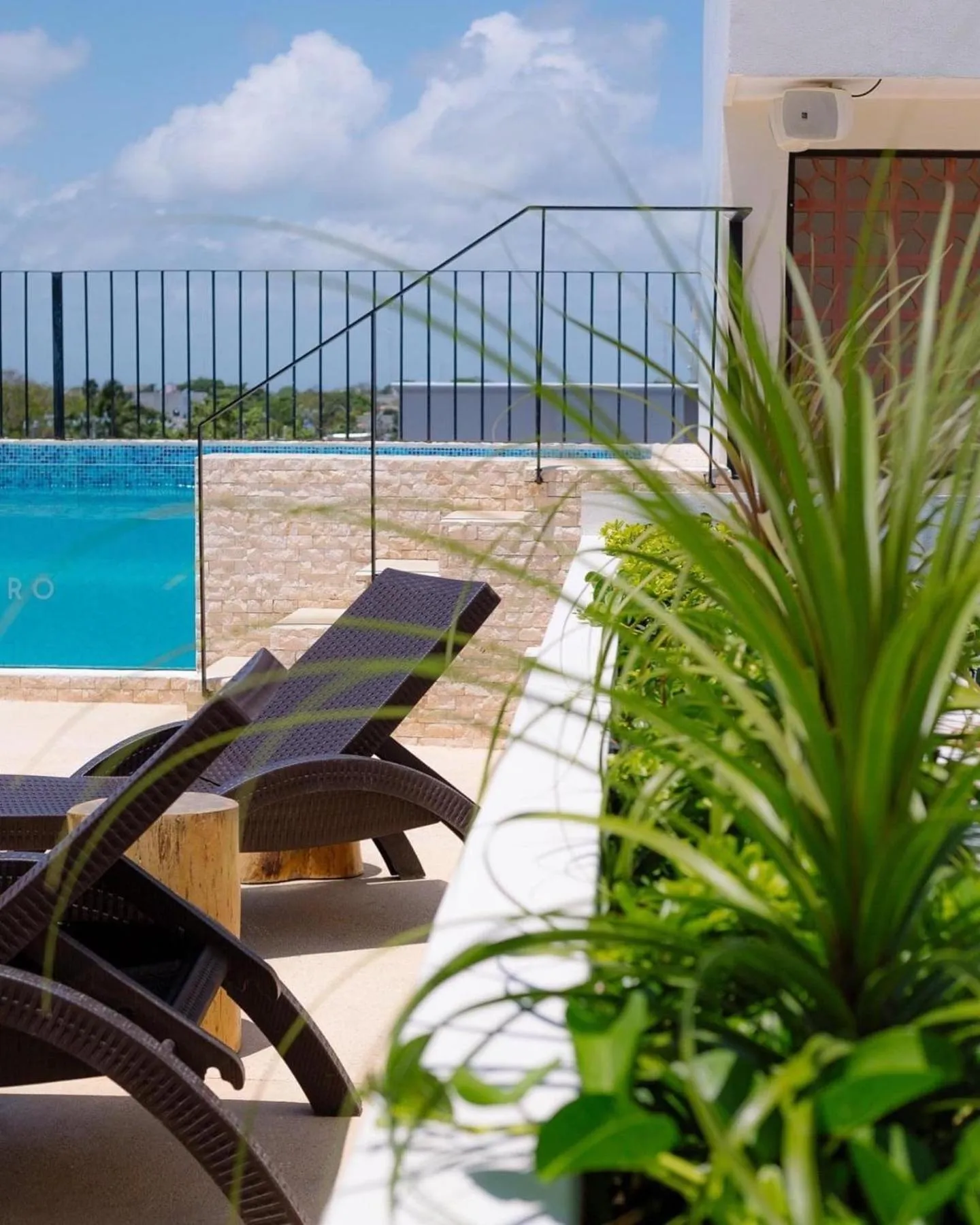 sunbed in Hotel Zendero Tulum