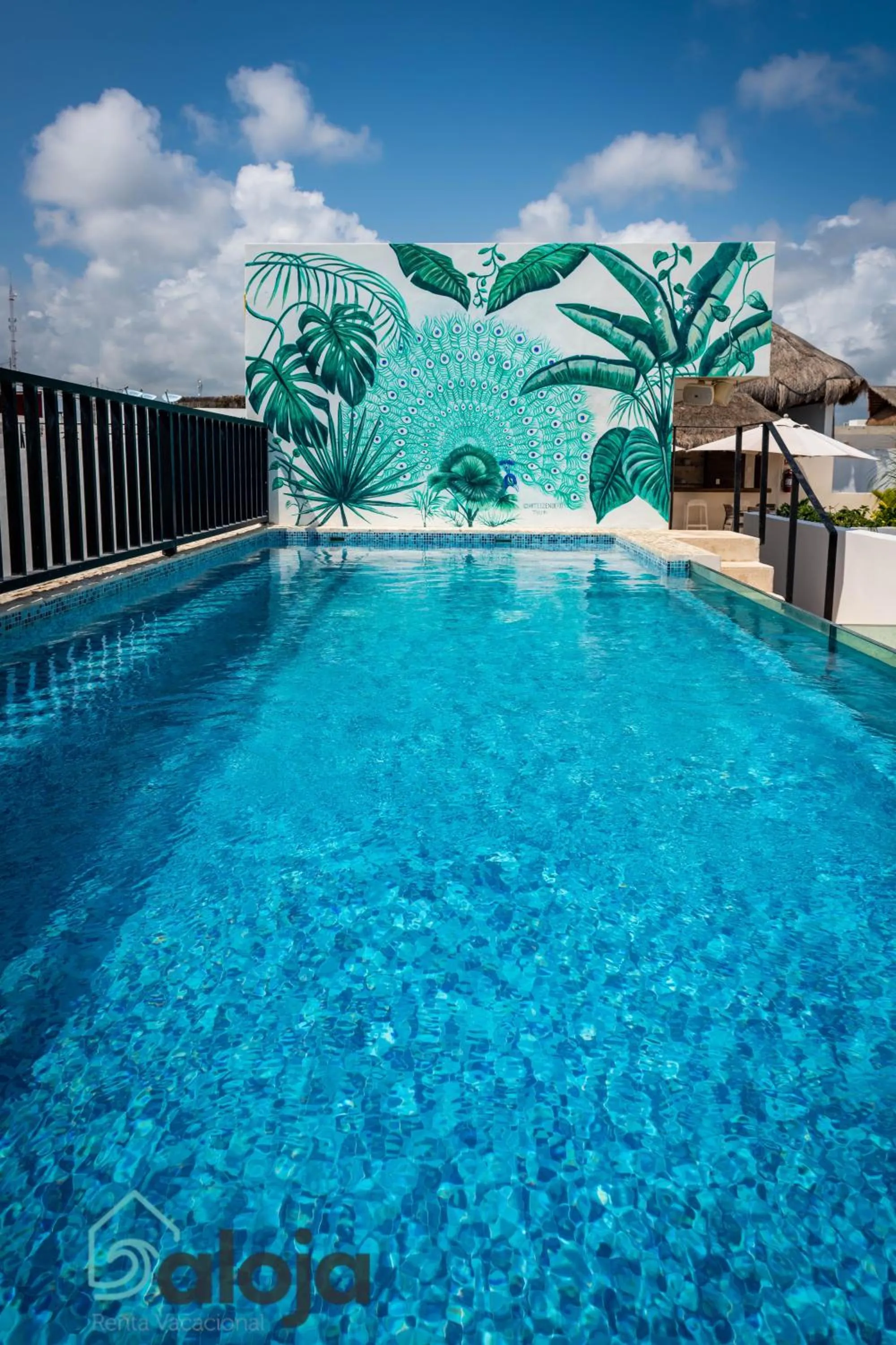 Swimming pool in Hotel Zendero Tulum