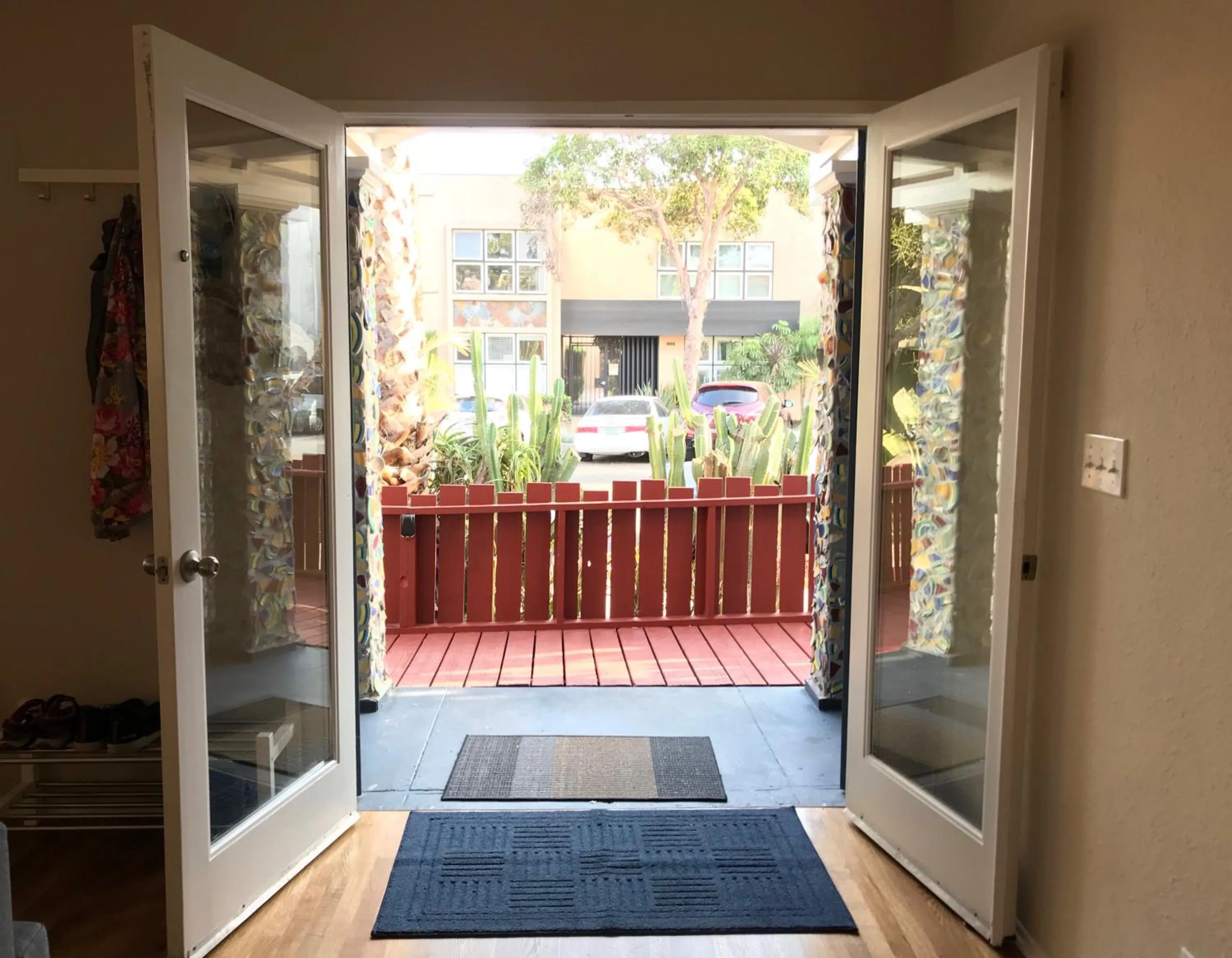 Patio in Long Beach House