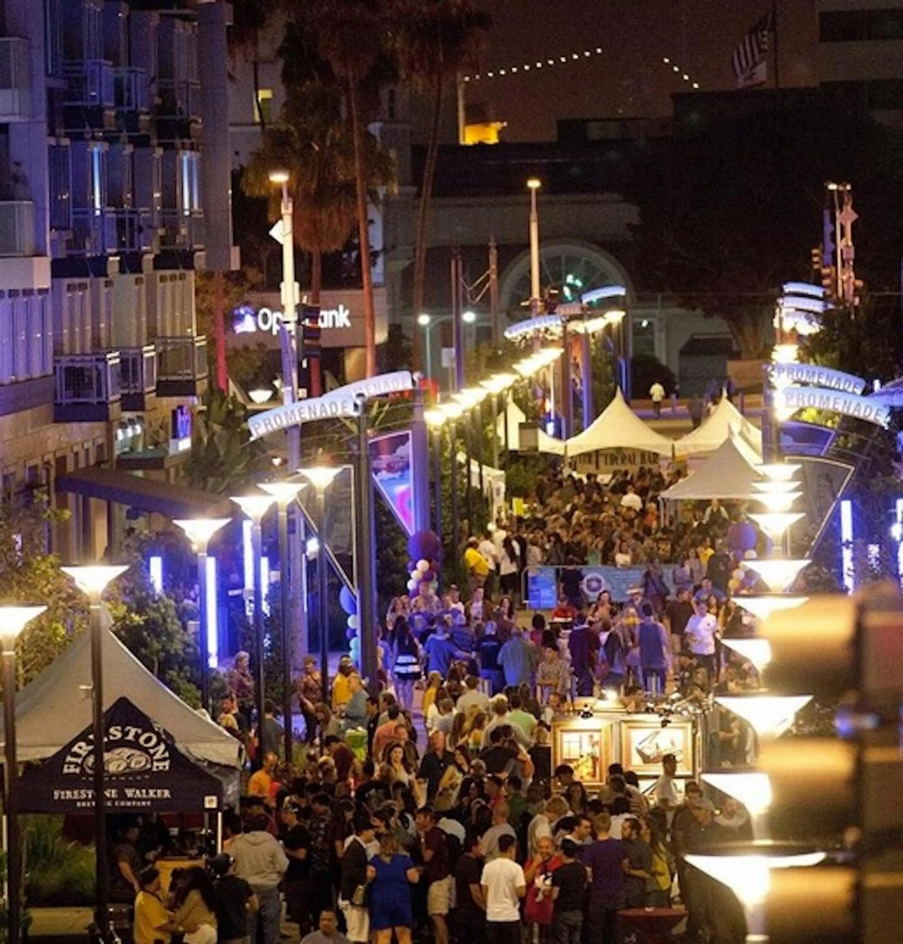 Evening entertainment in Long Beach House