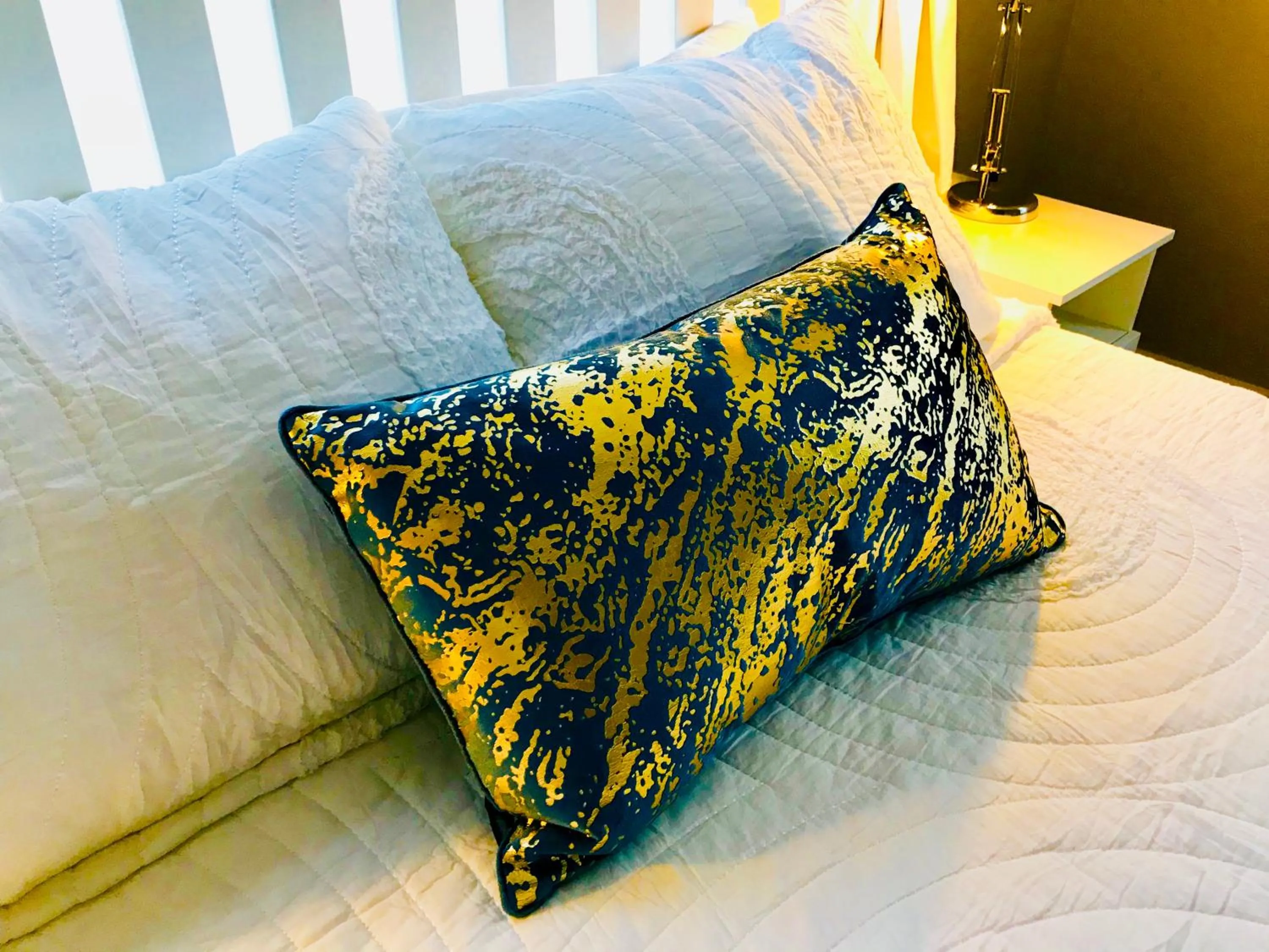 Bedroom, Bed in Long Beach House