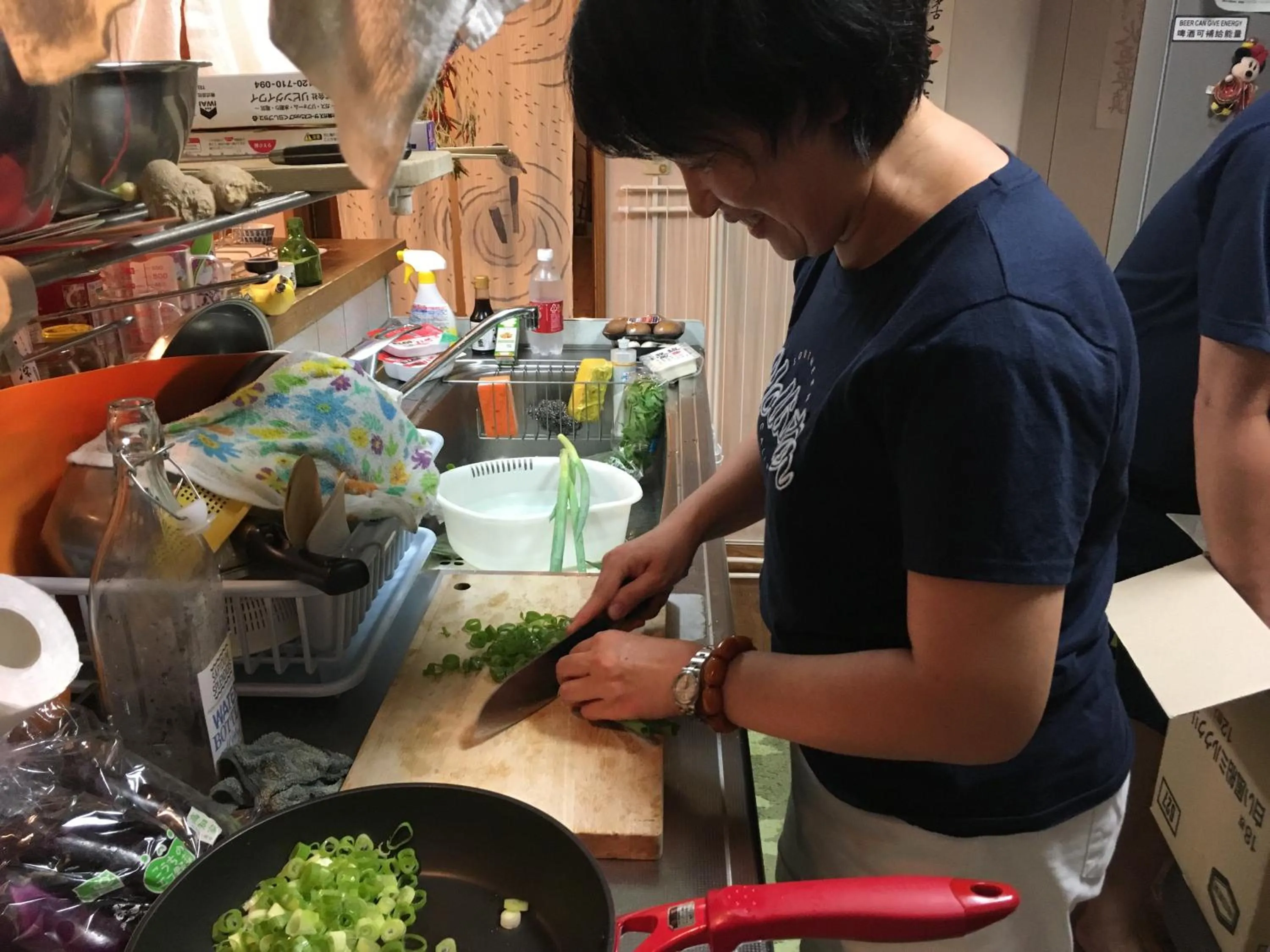 Kitchen or kitchenette in AbbeyRoad Inn Seika