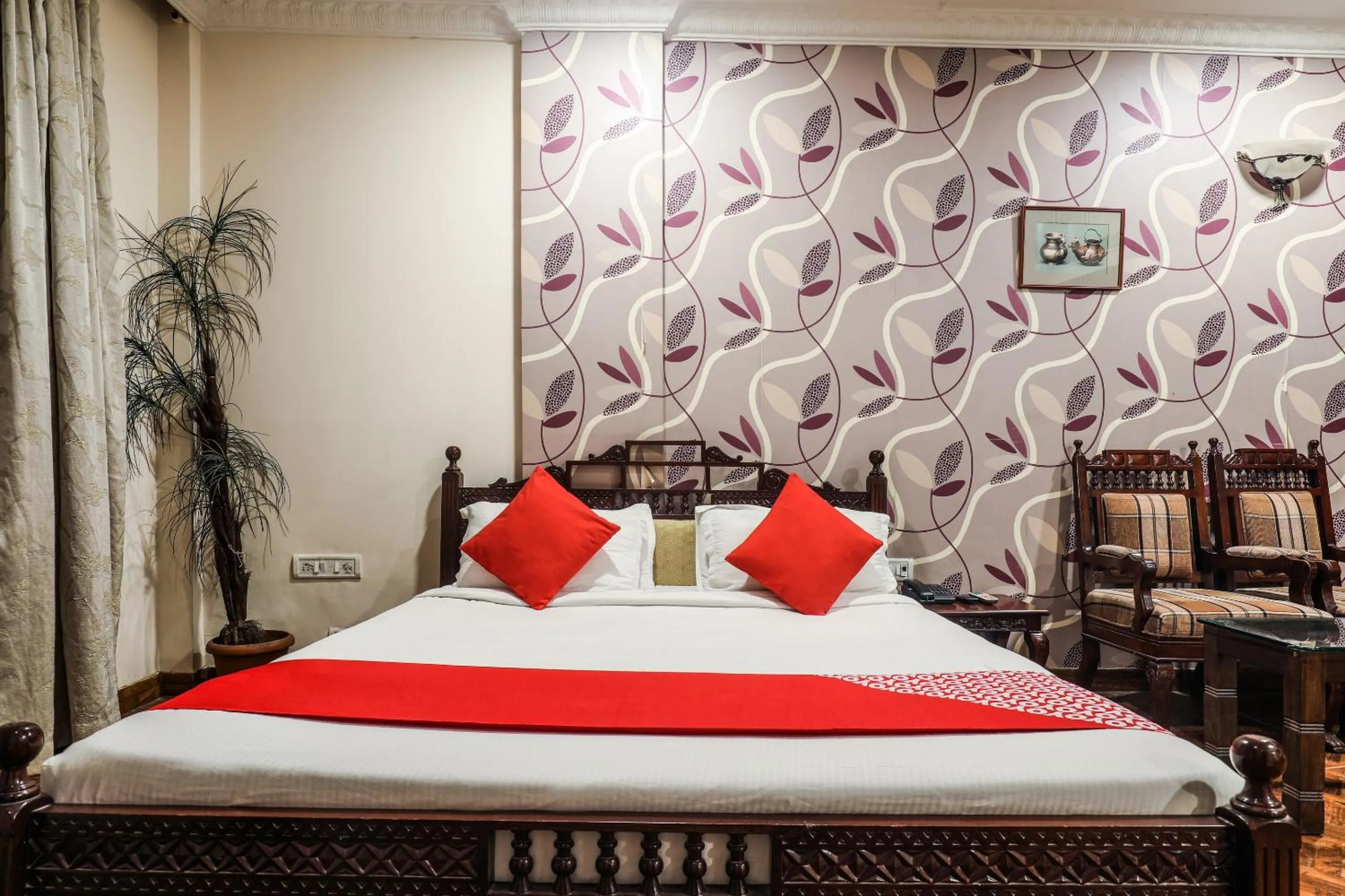 Bedroom, Bed in Hotel O Athithi Inn Near Hyderabad Central