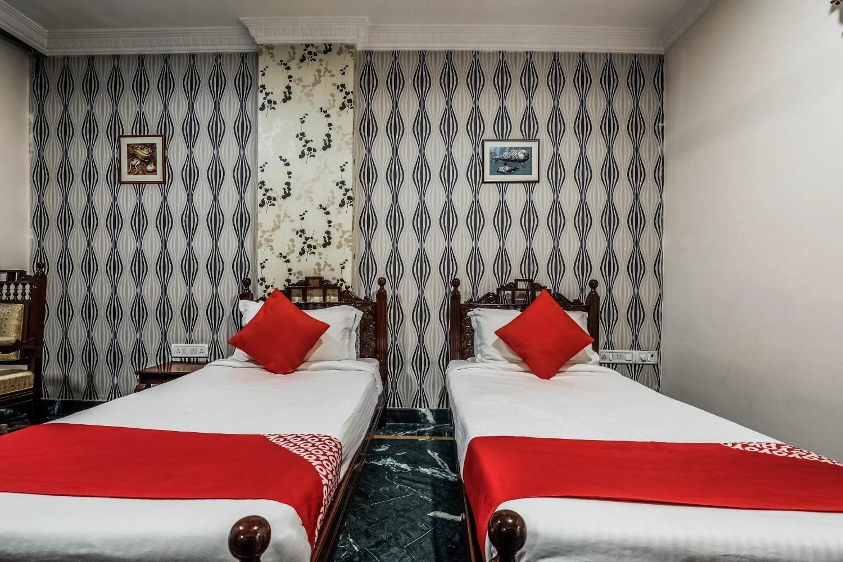 Bedroom, Bed in Hotel O Athithi Inn Near Hyderabad Central