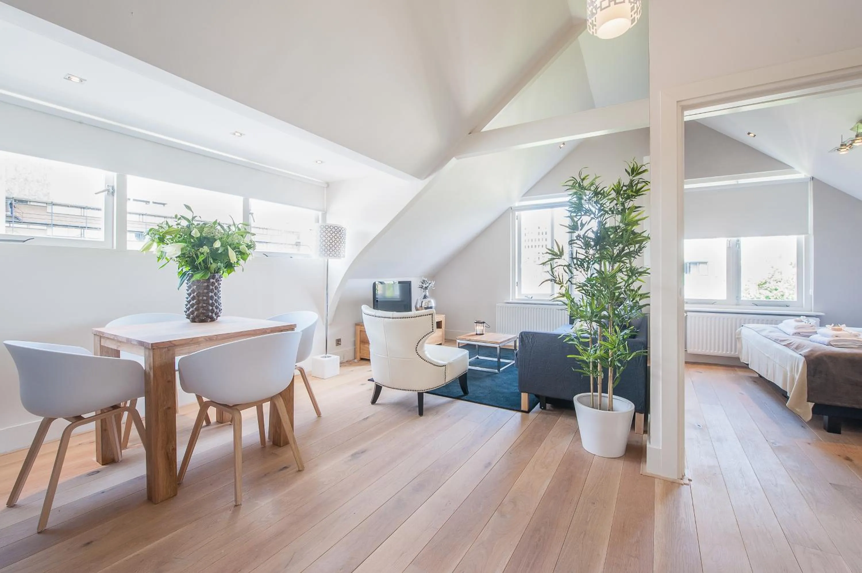 Living room in Museumpark Apartments