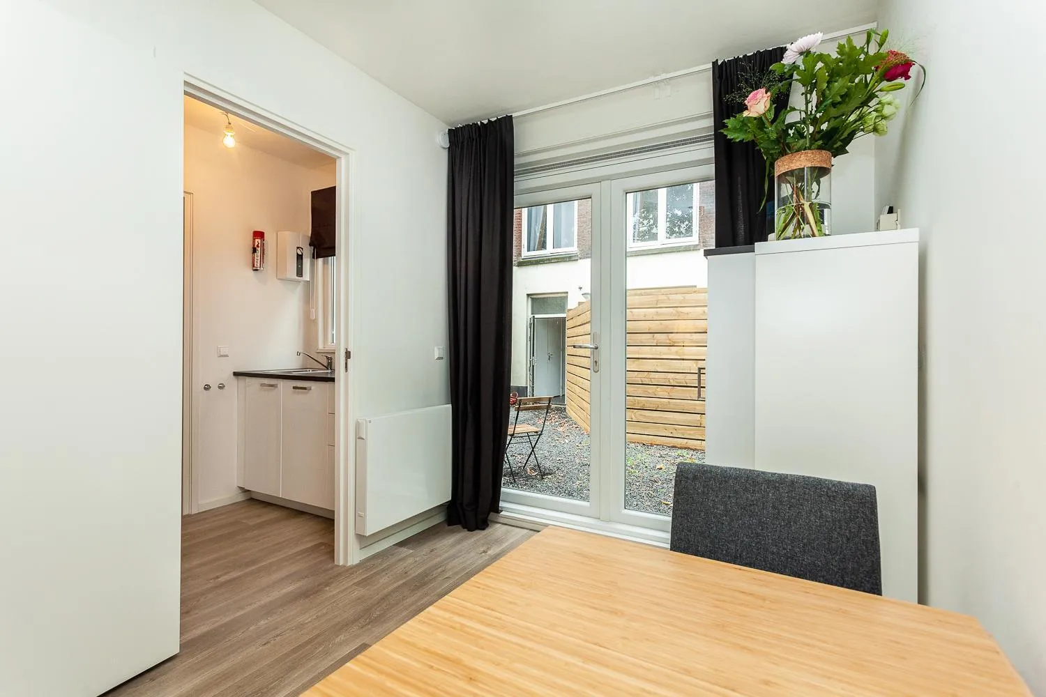 Dining area in Museumpark Apartments
