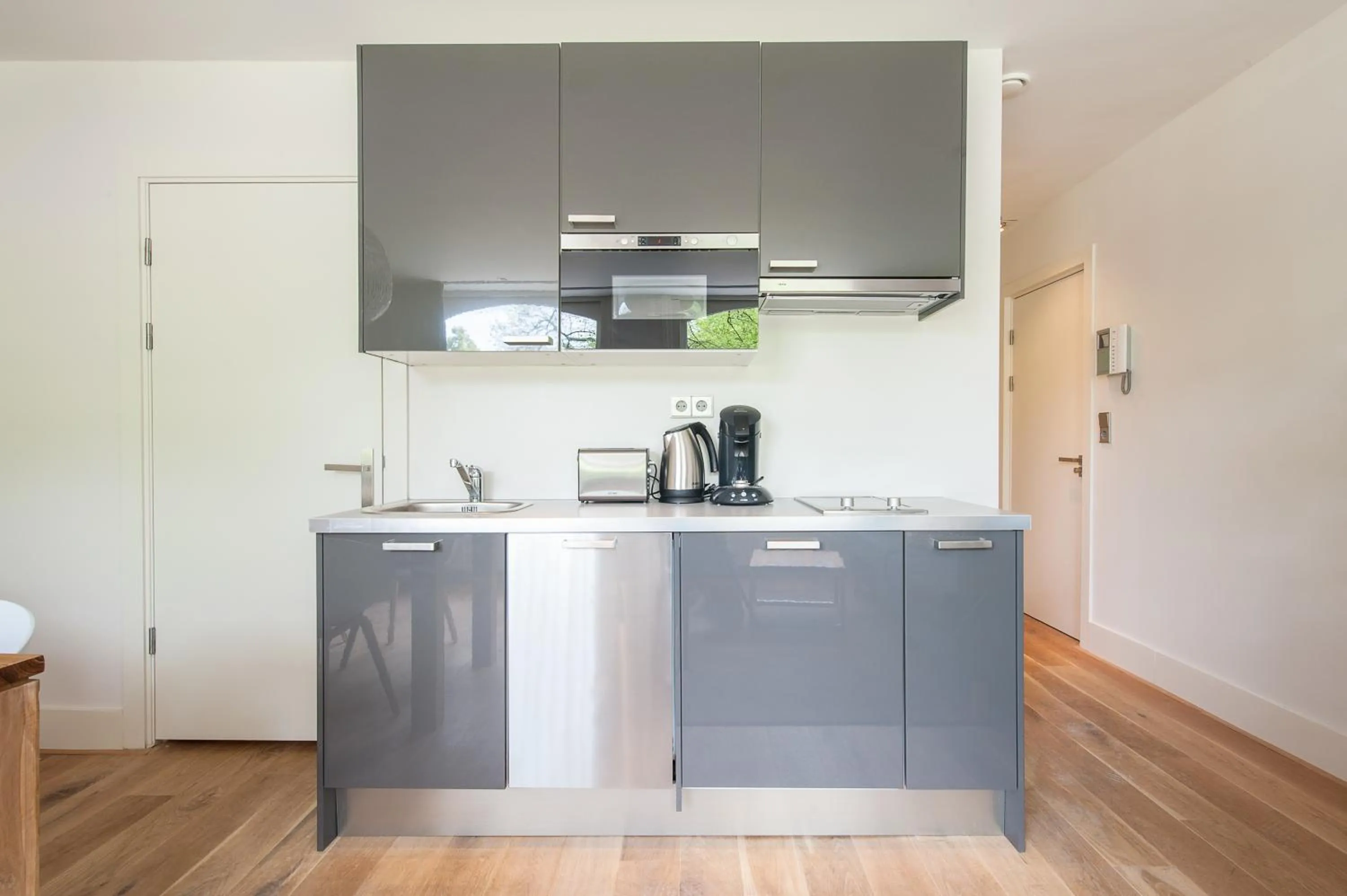 Kitchen or kitchenette in Museumpark Apartments