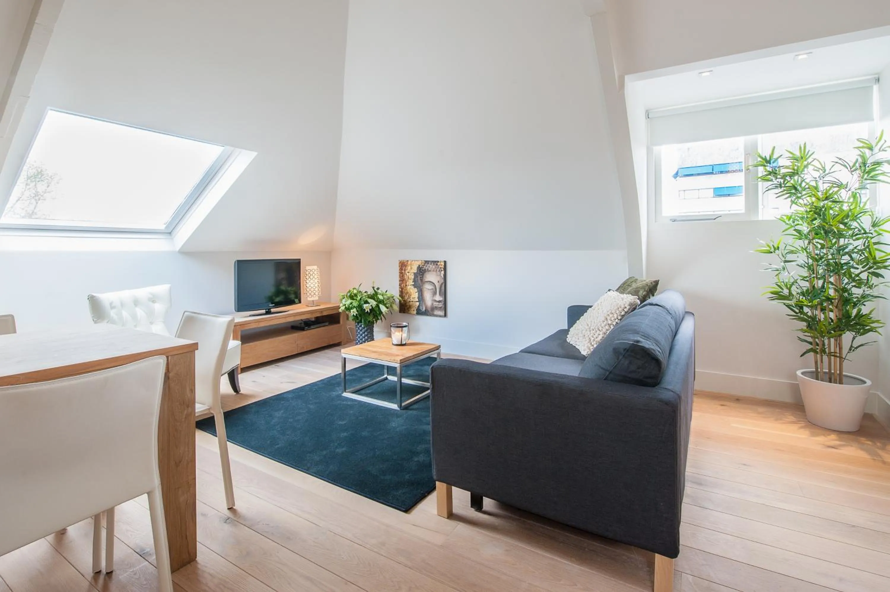 Living room in Museumpark Apartments