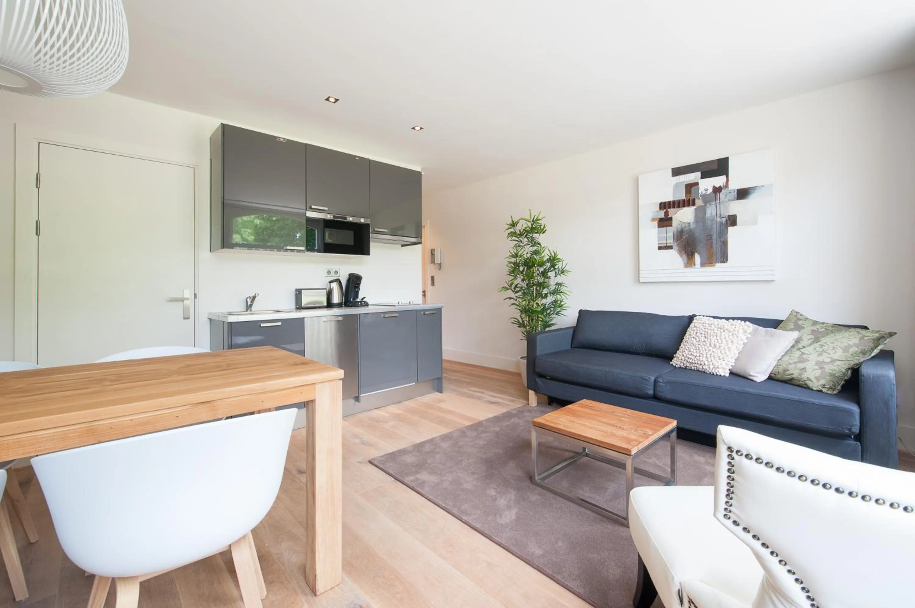 Kitchen or kitchenette in Museumpark Apartments
