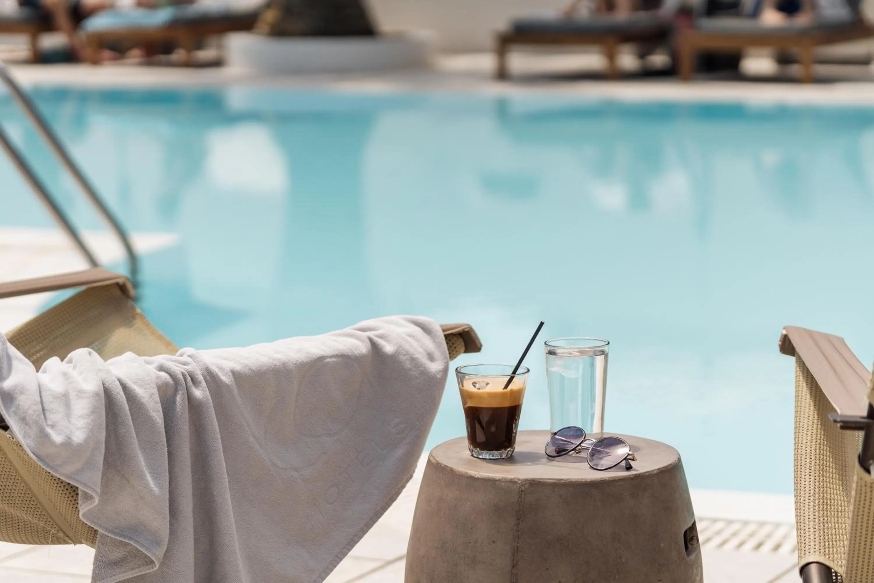 Pool view in Strogili Hotel - Adults Only