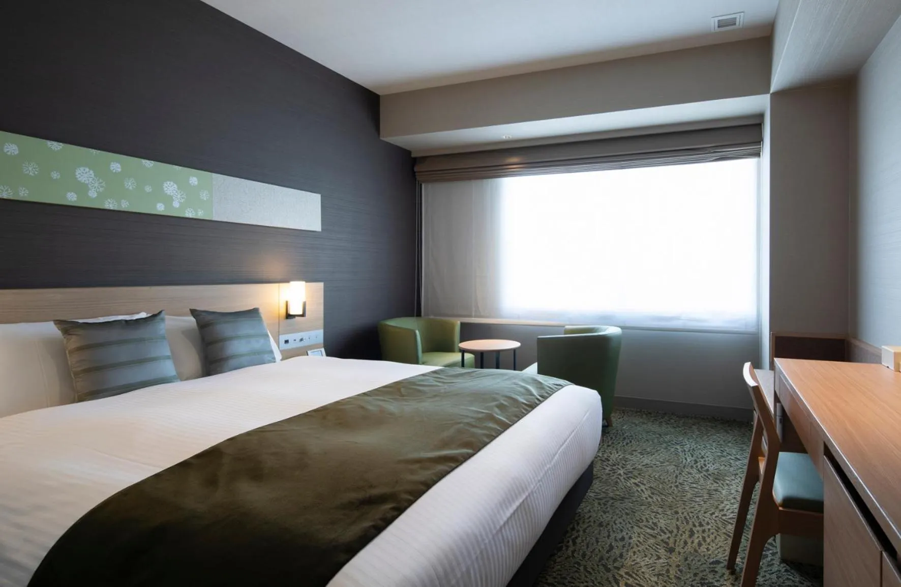 Bed in Kyoto U-BELL Hotel