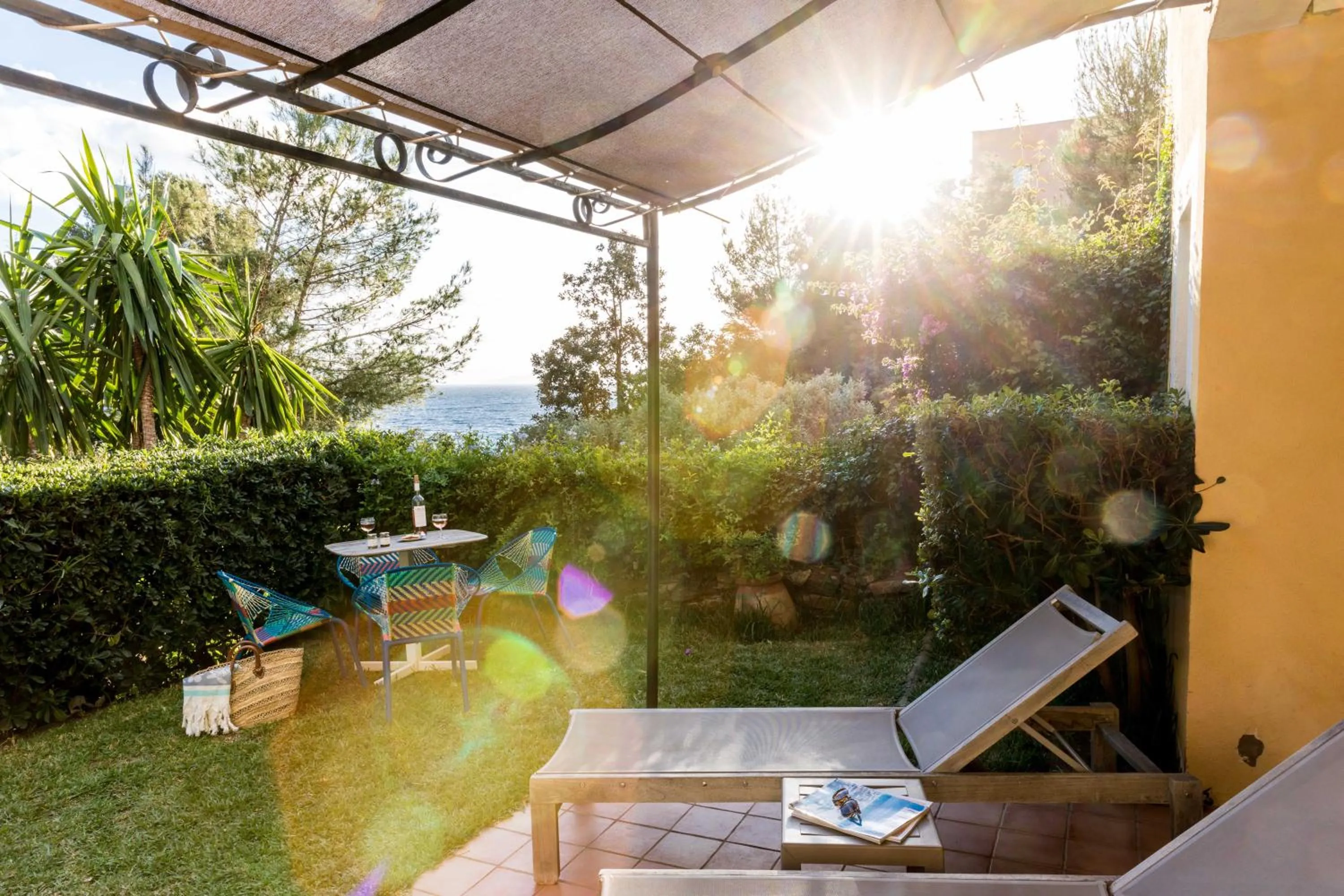 Patio in La Résidence du Bailli