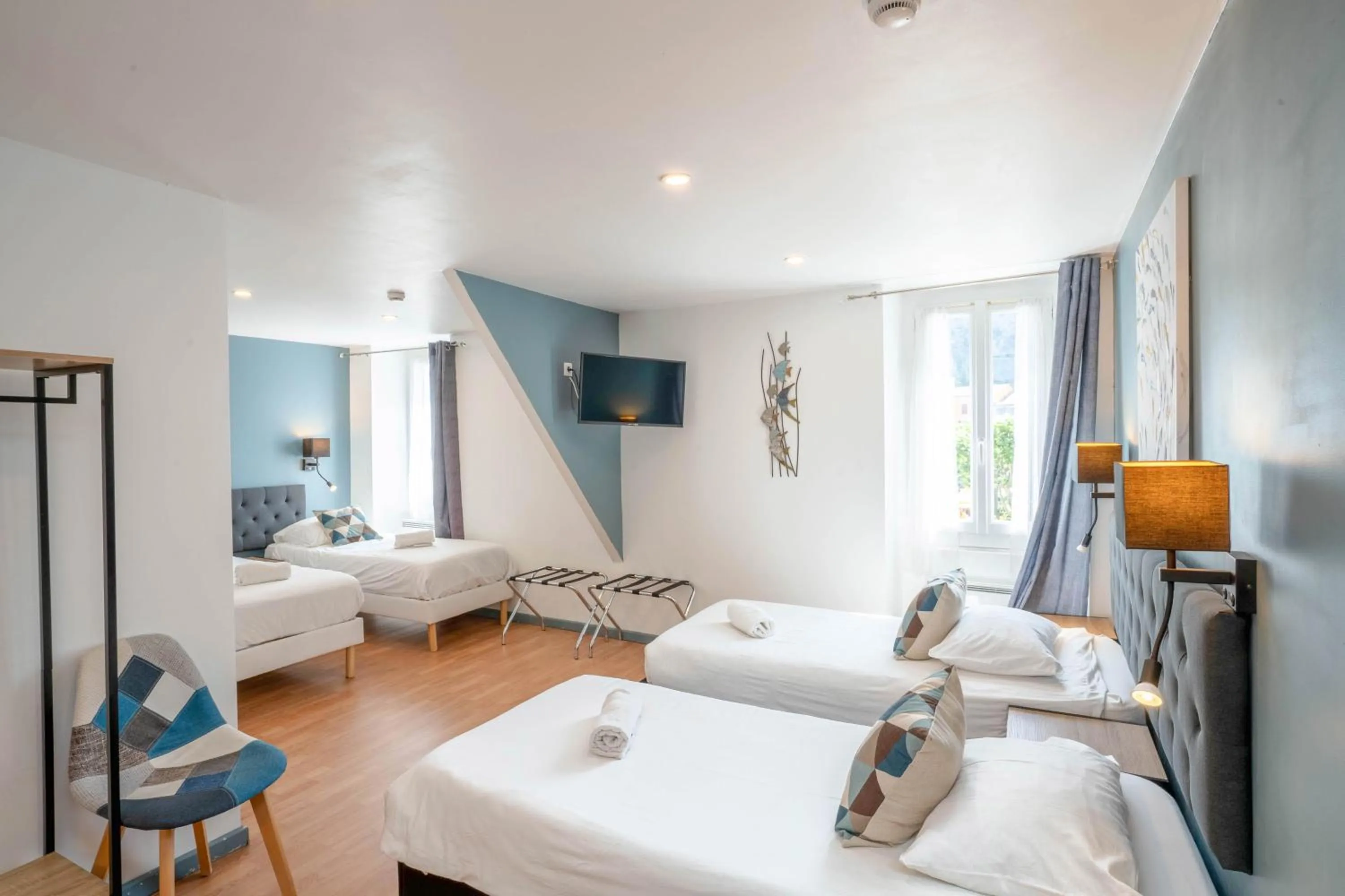 Bed in Hotel du Levant