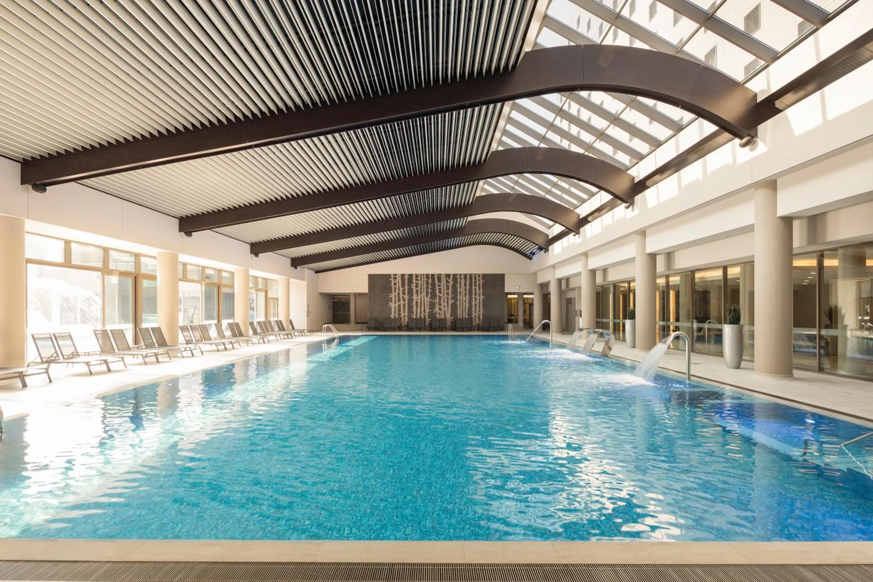 Swimming pool in Ramada Plaza by Wyndham Bucharest Convention Center