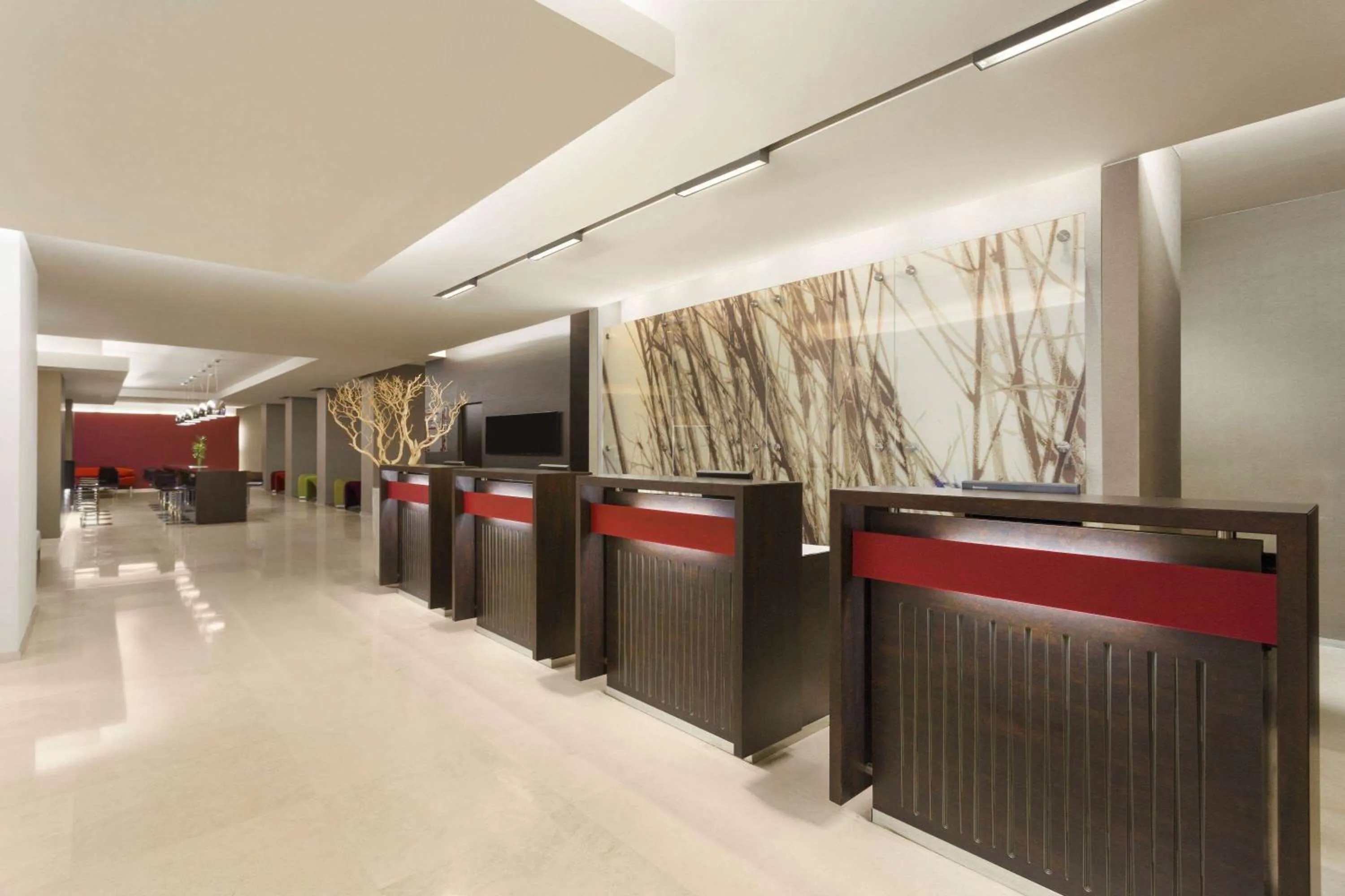 Lobby or reception in Ramada Plaza by Wyndham Bucharest Convention Center