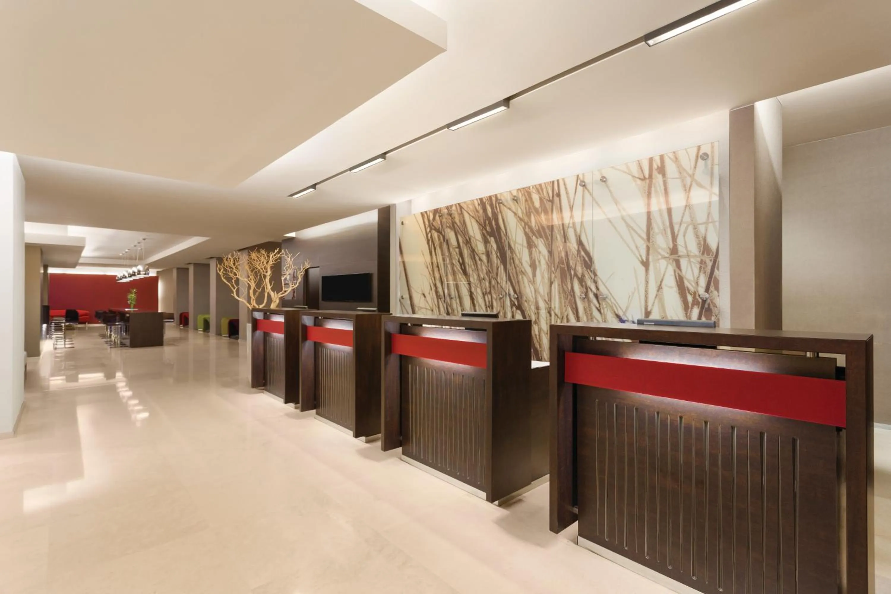 Lobby or reception in Ramada Plaza by Wyndham Bucharest Convention Center