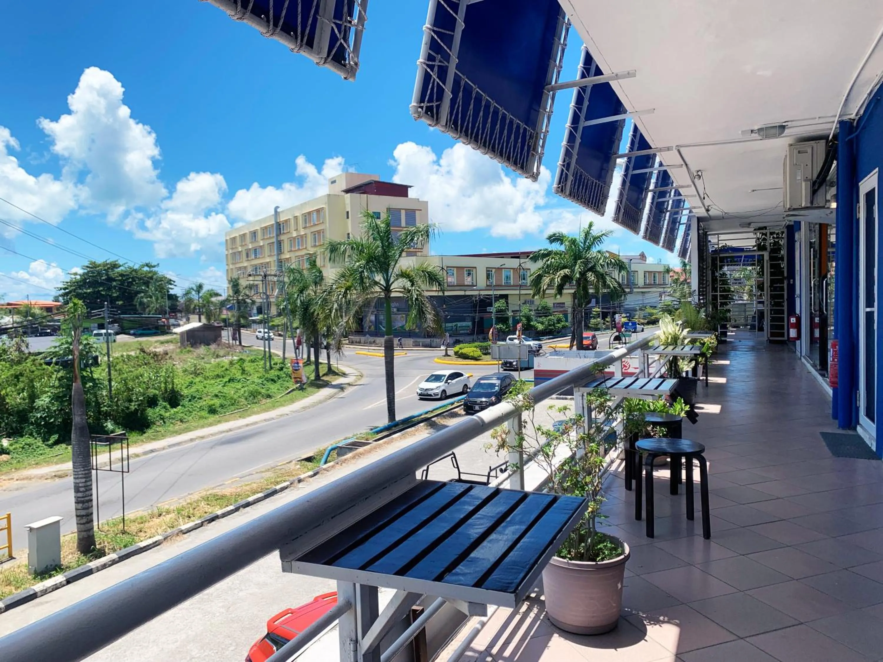 Balcony/Terrace in AE Semporna Guesthouse 极潜旅店