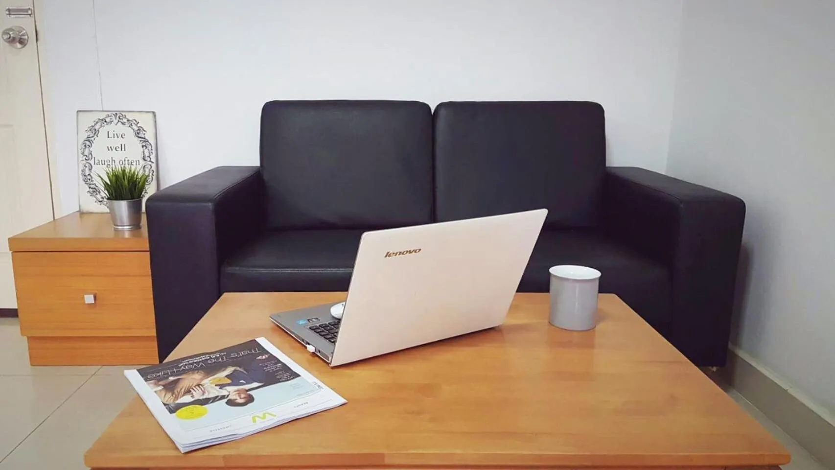 Living room in THE 20 @Sukhumvit 77