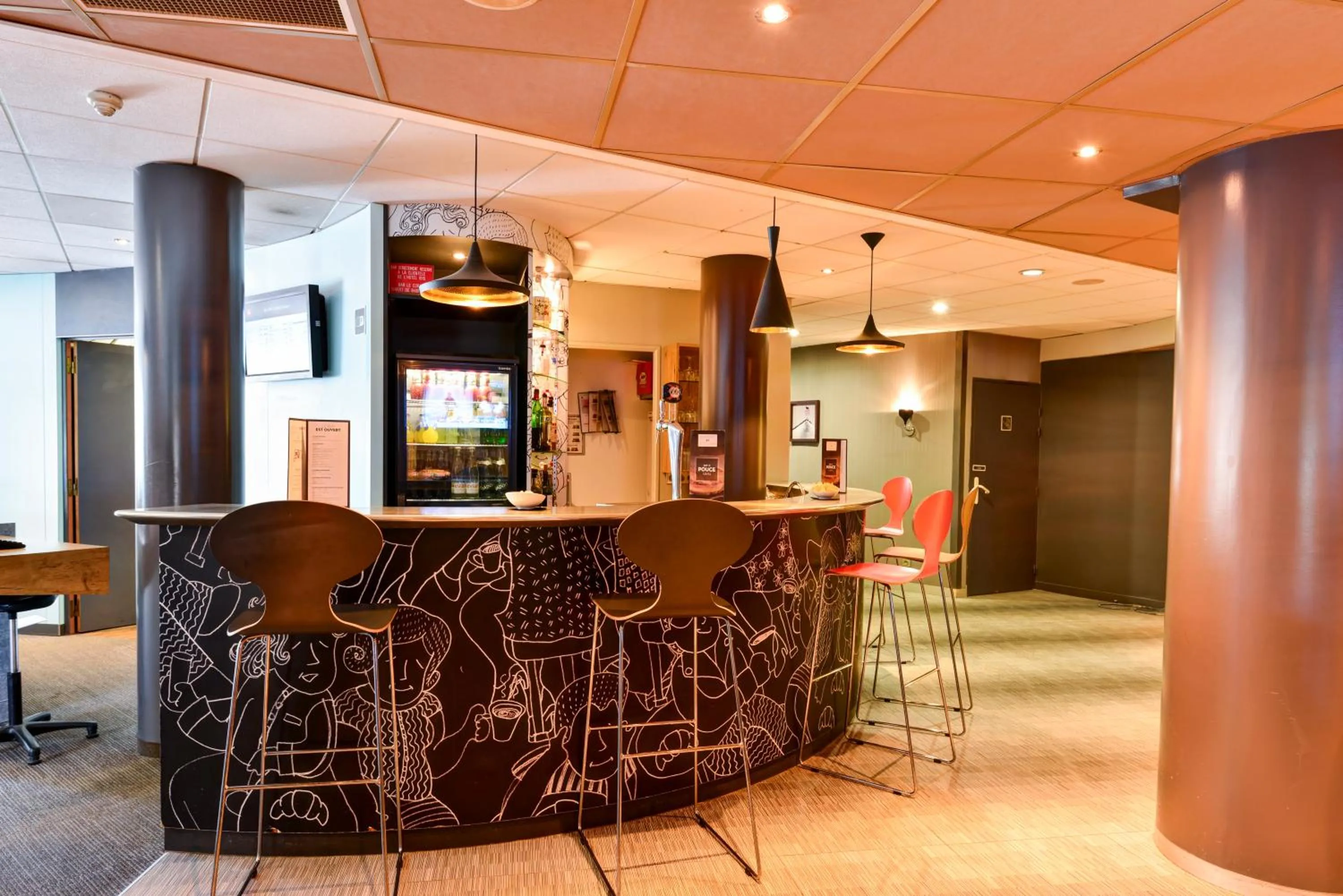 Lobby or reception in Ibis Budget Orly Chevilly Tram 7