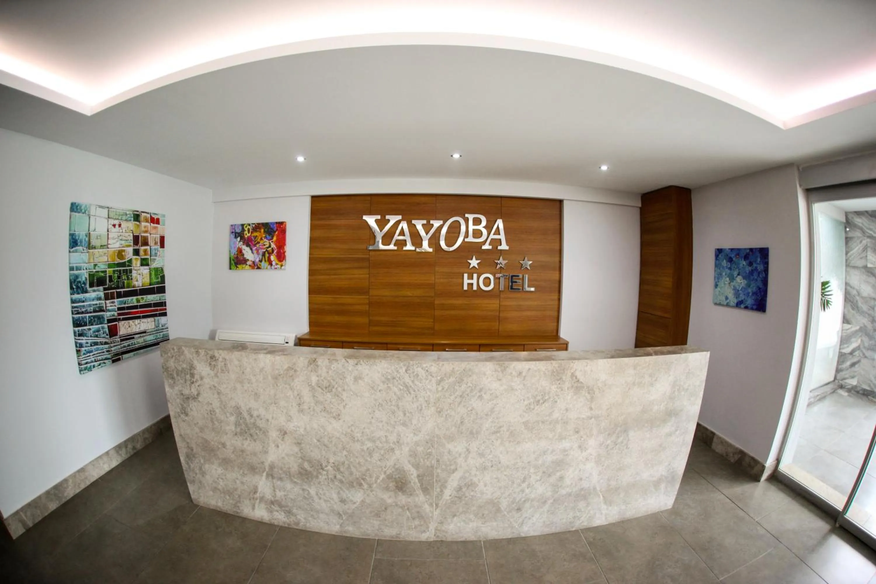 Lobby or reception in Hotel Yayoba