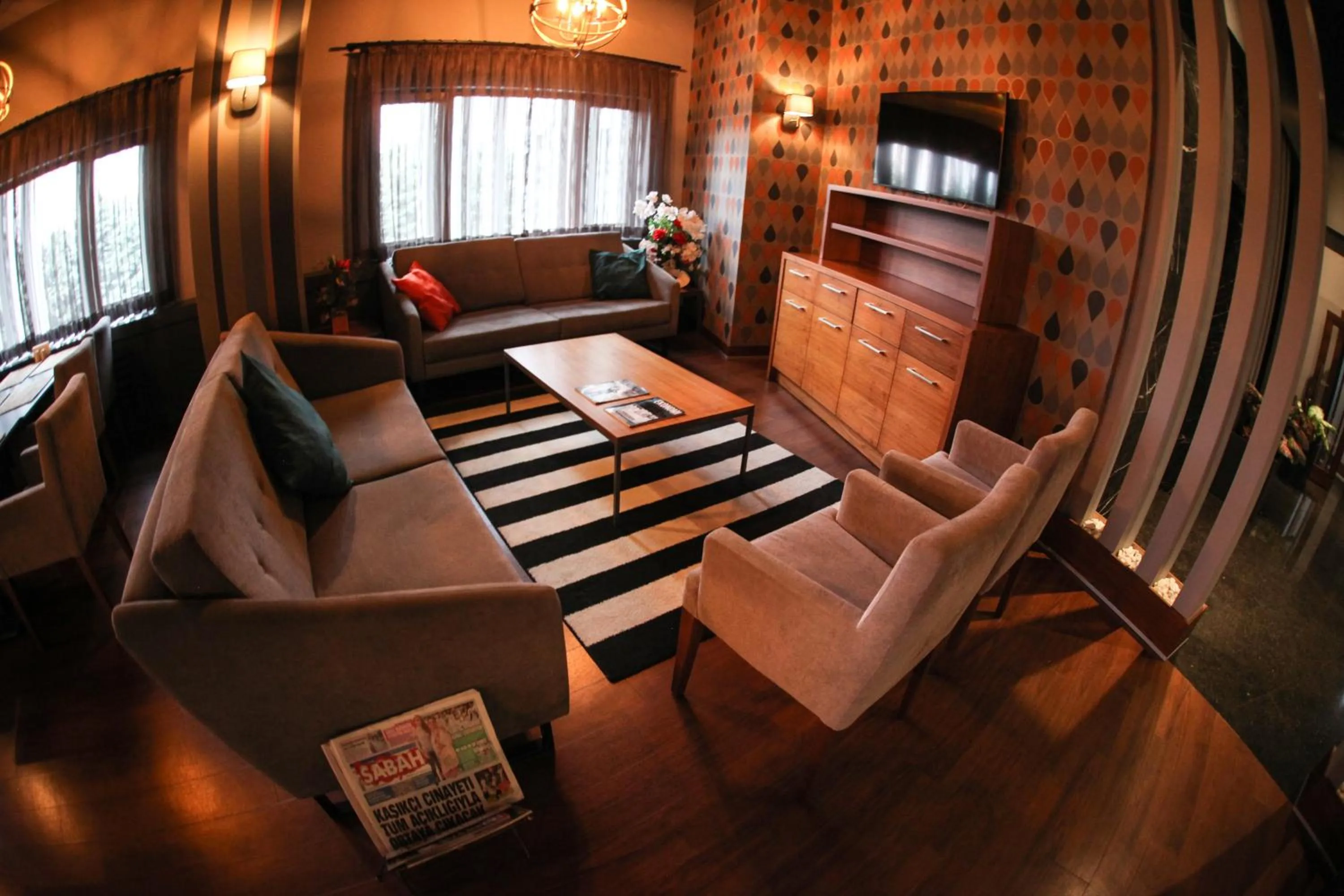 Seating area in Hotel Yayoba