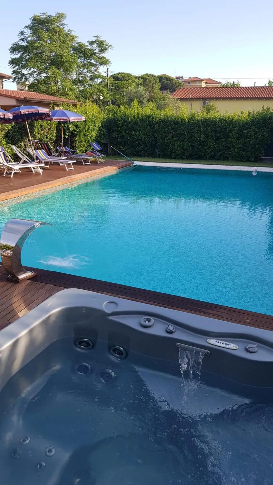 Swimming pool in Hotel Patrizia