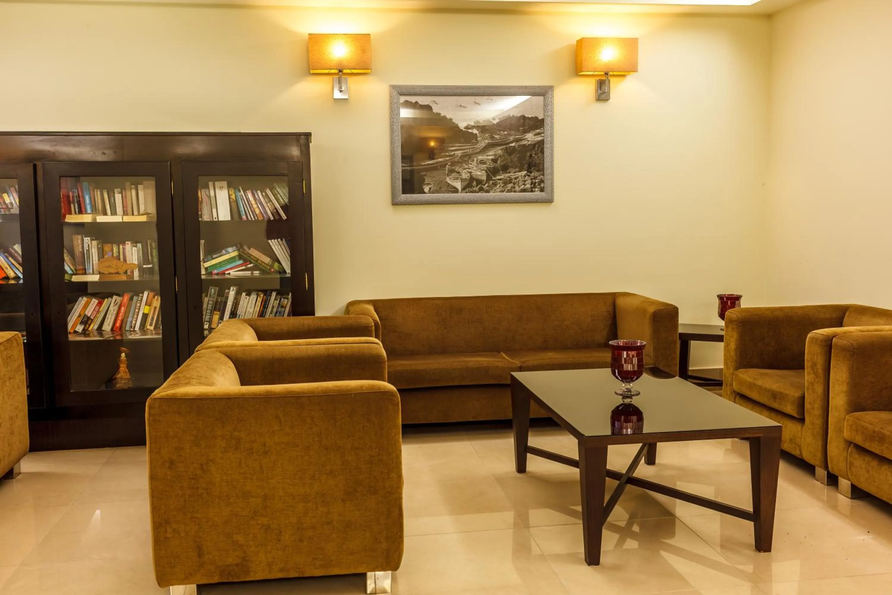 Communal lounge/ TV room in Hotel Caravelas