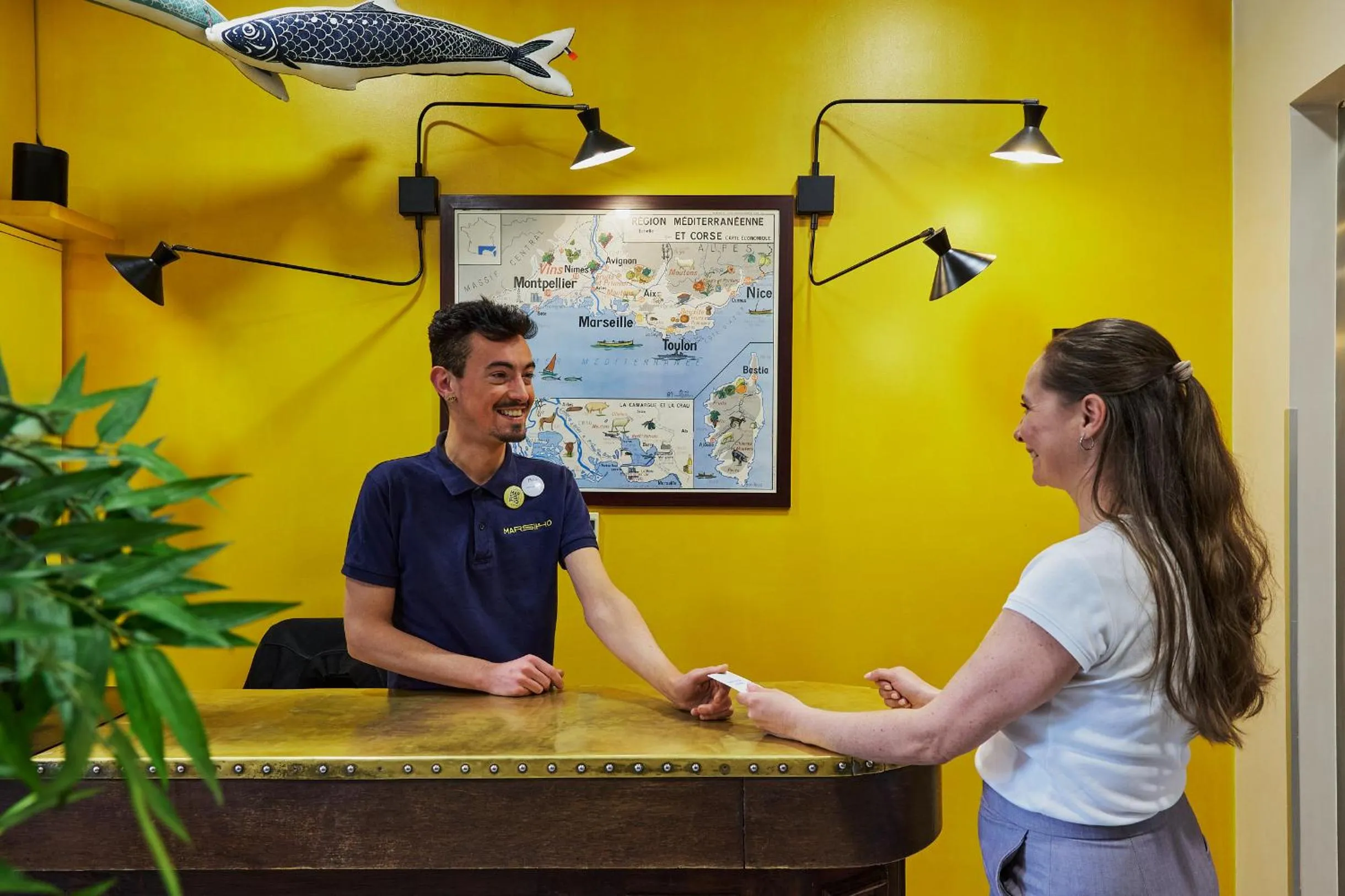 Lobby or reception in Hotel Marsiho by Happyculture