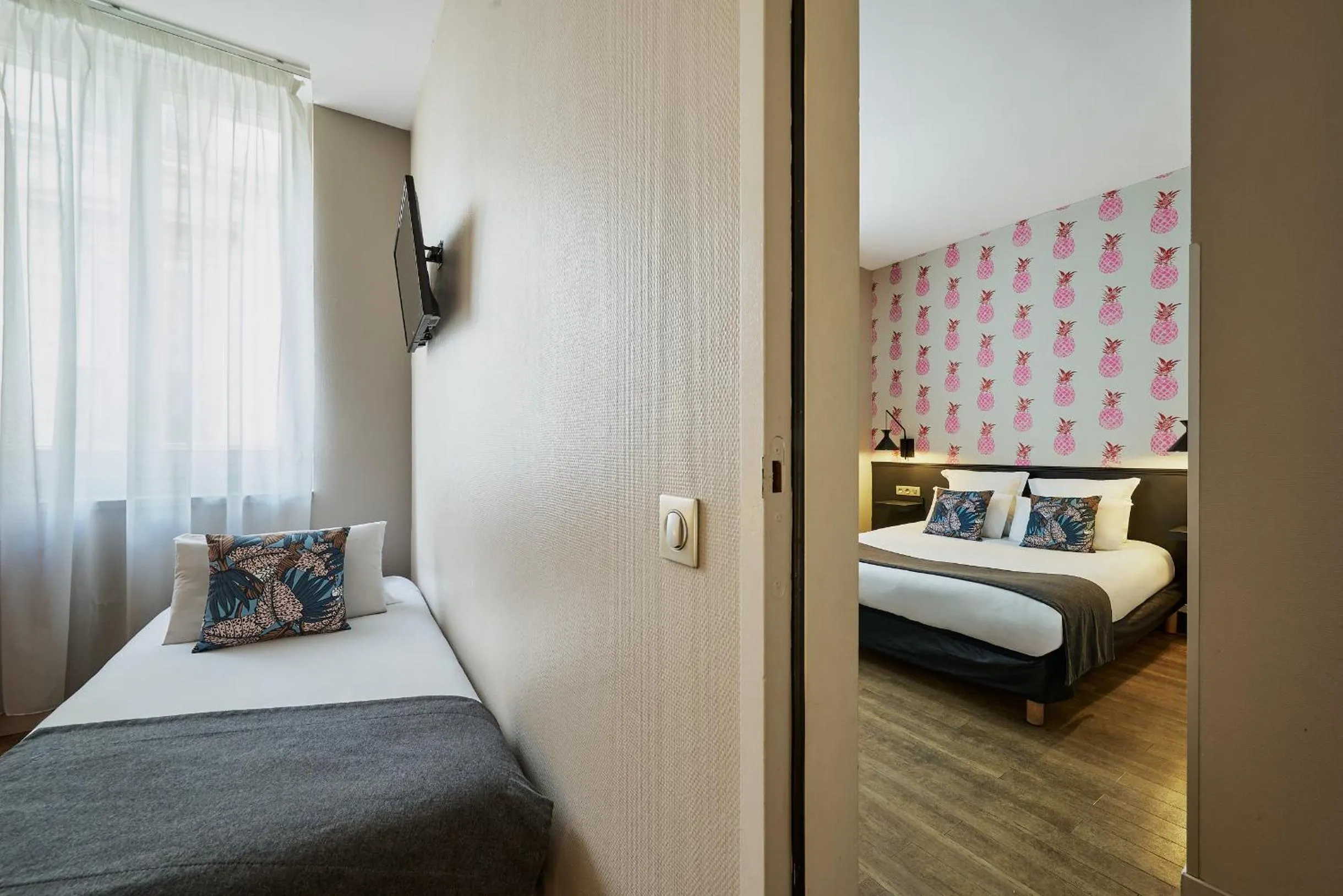 Bedroom, Bed in Hotel Marsiho by Happyculture