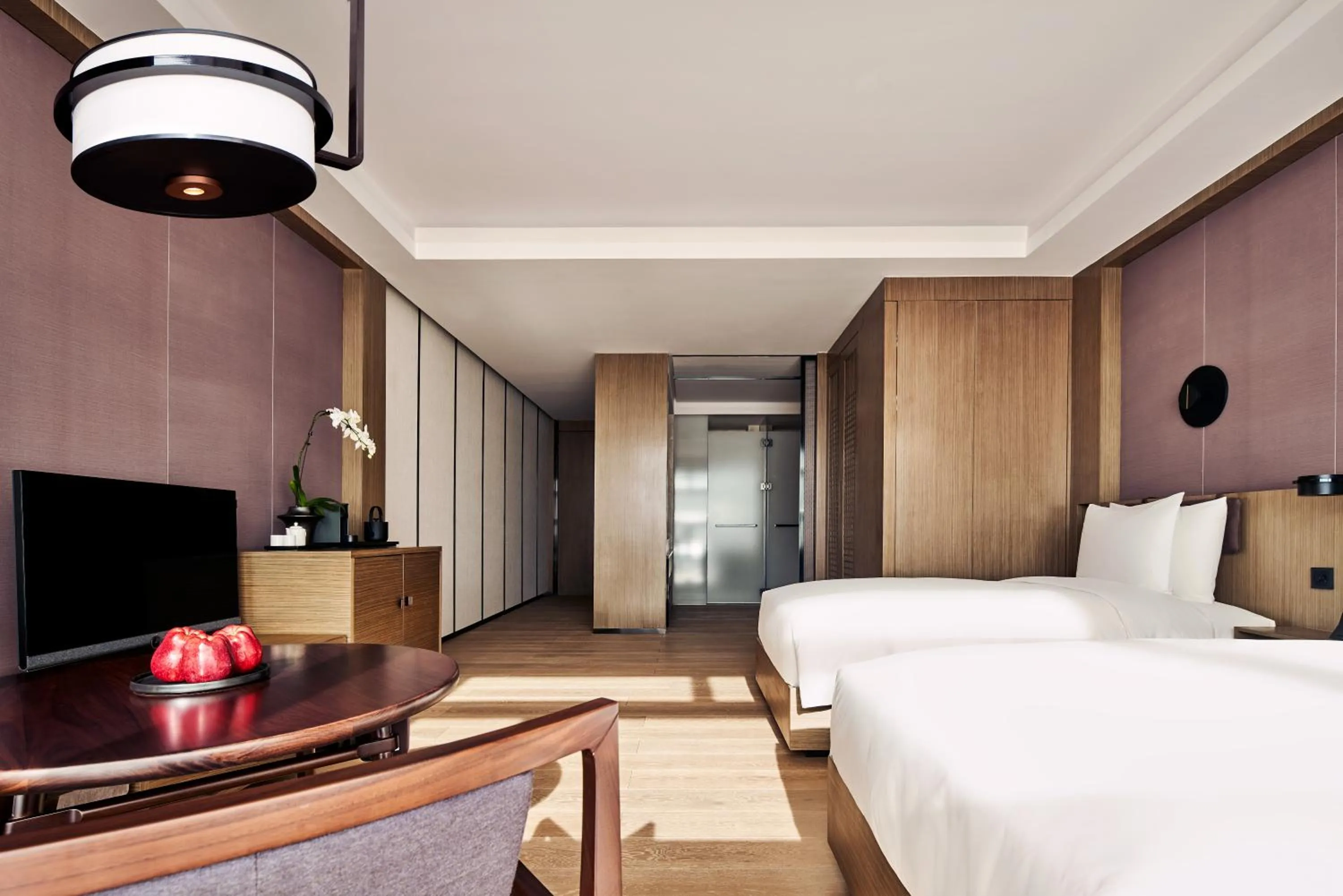 People, Bed in The PuXuan Hotel and Spa