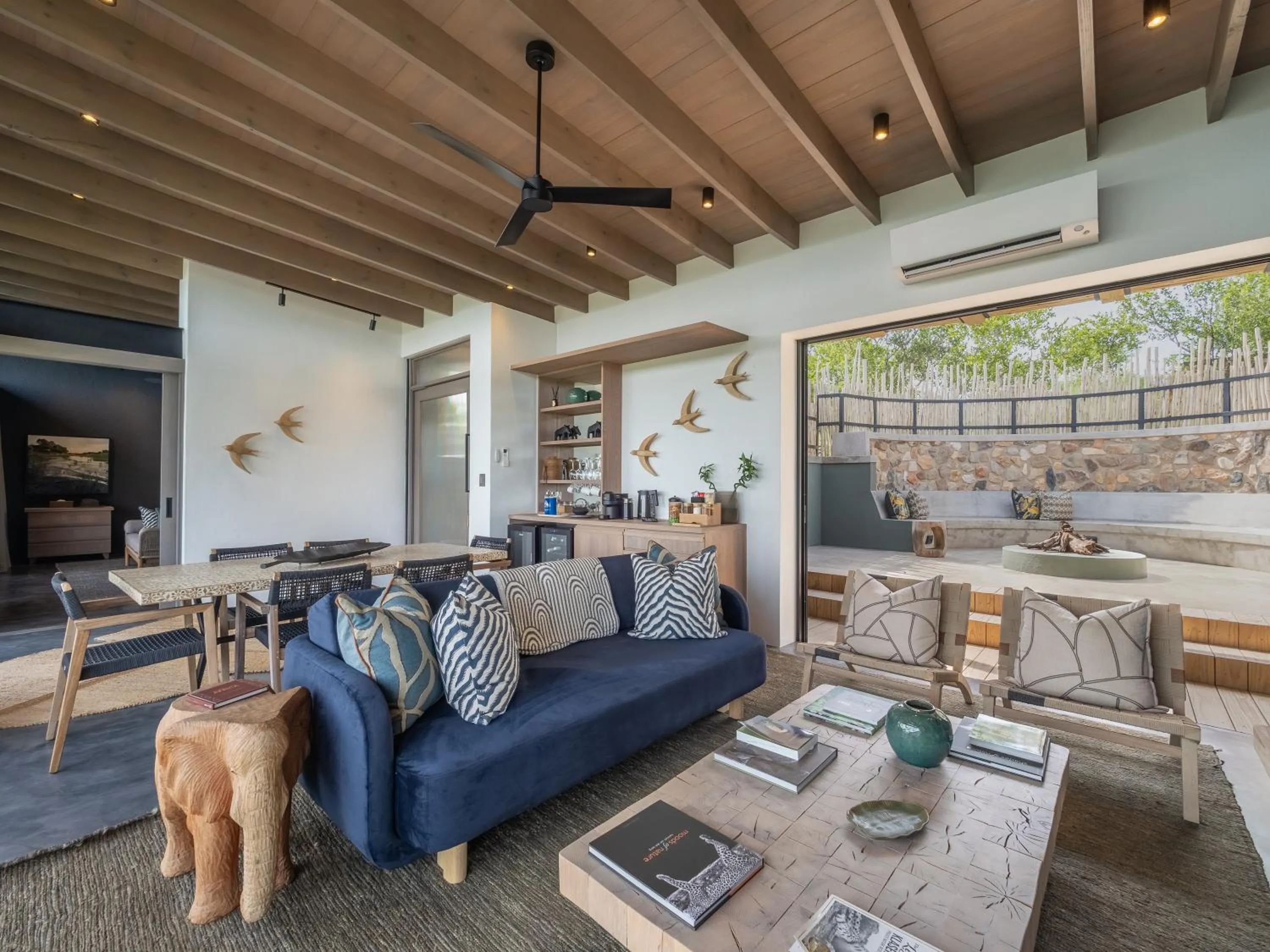 Seating area in Klaserie Drift Misava