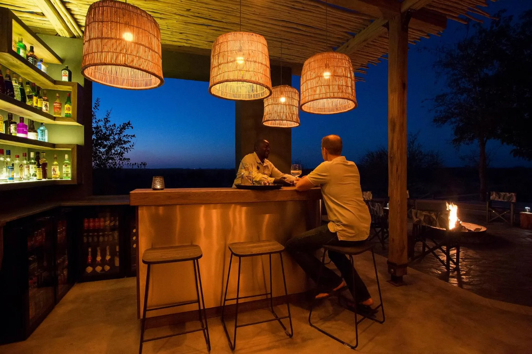 Evening entertainment in Klaserie Drift Misava