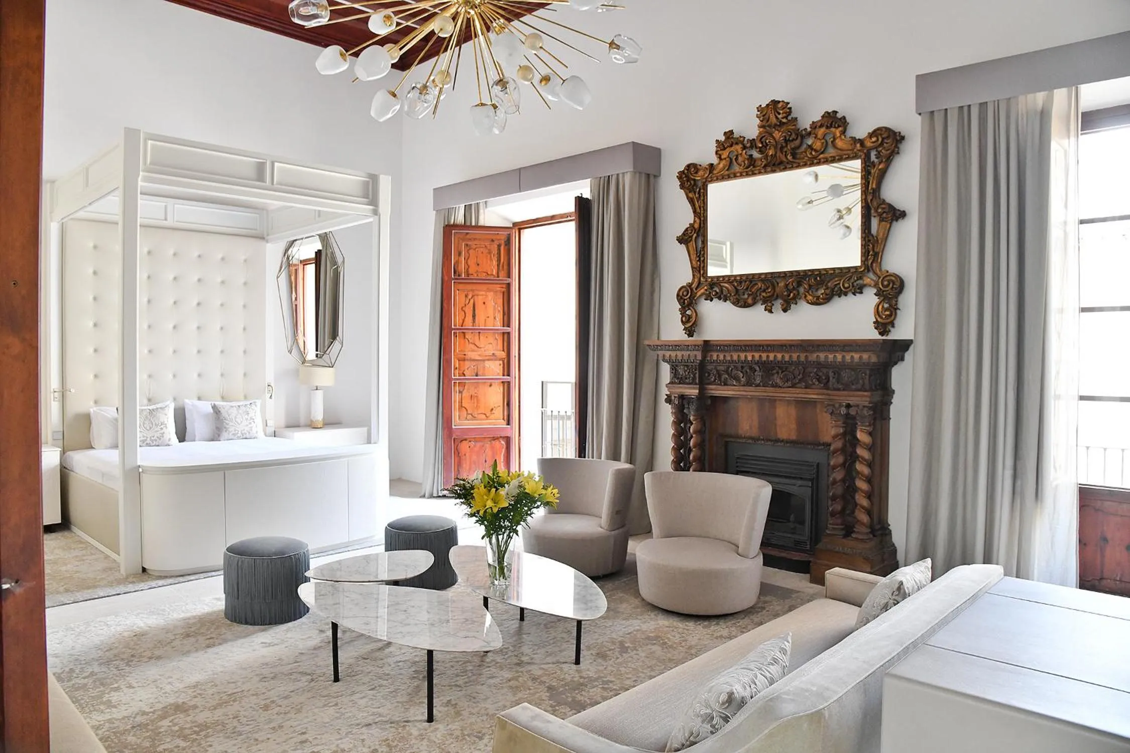 Bedroom in Palacio Can Marqués by Puro