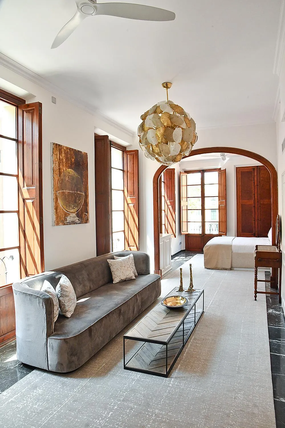 Seating area in Palacio Can Marqués by Puro