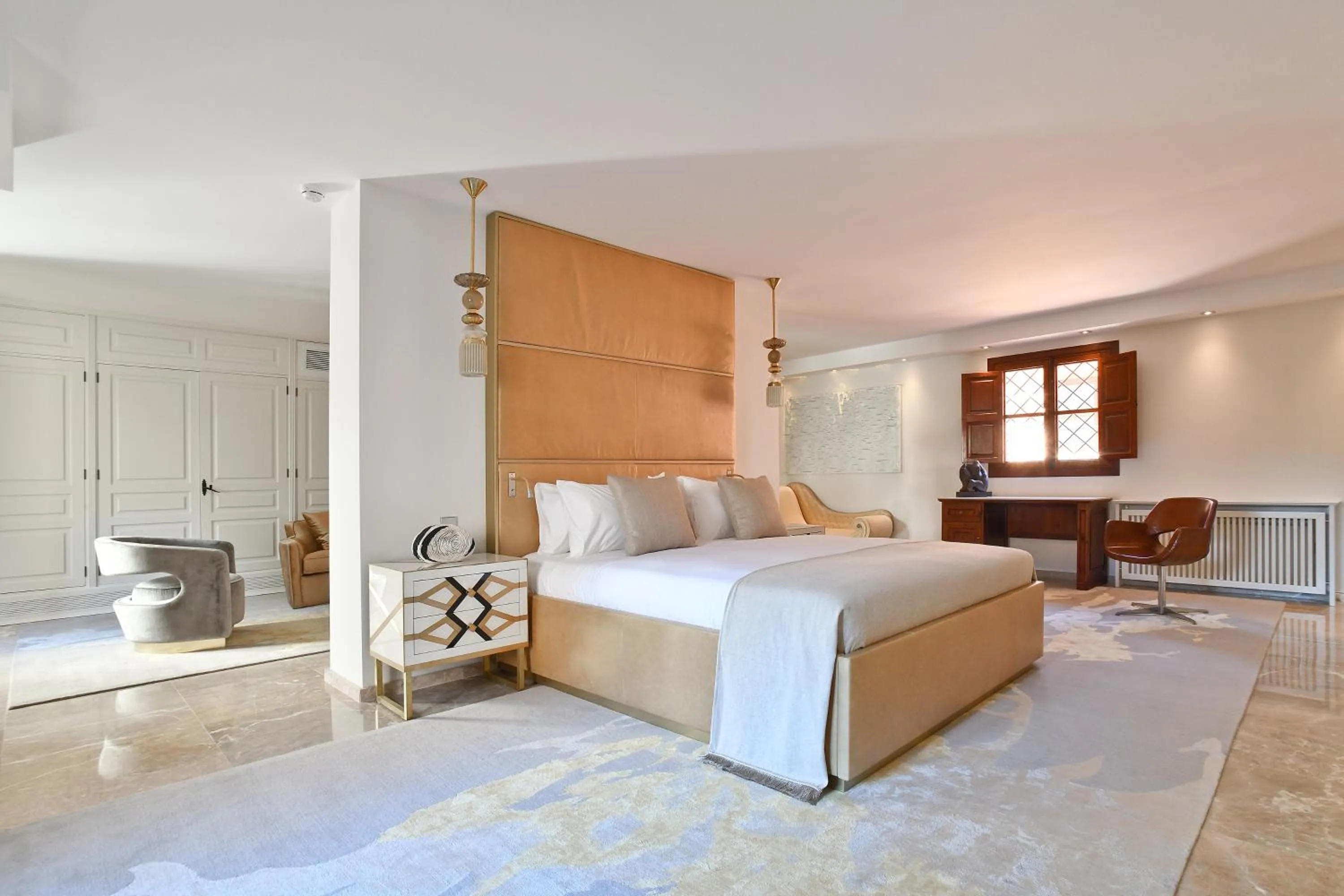 Bedroom, Bed in Palacio Can Marqués by Puro