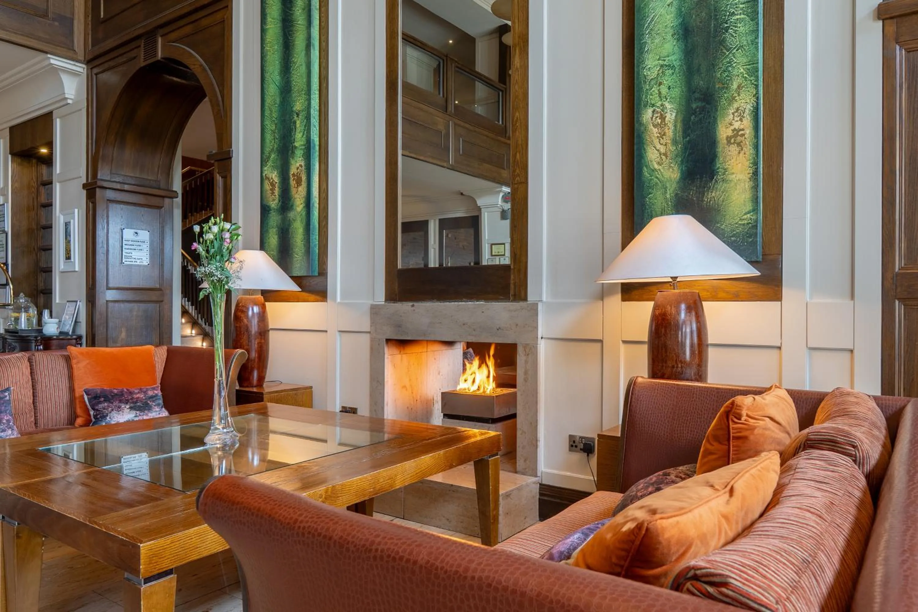 Seating area in The Brehon Hotel & Spa