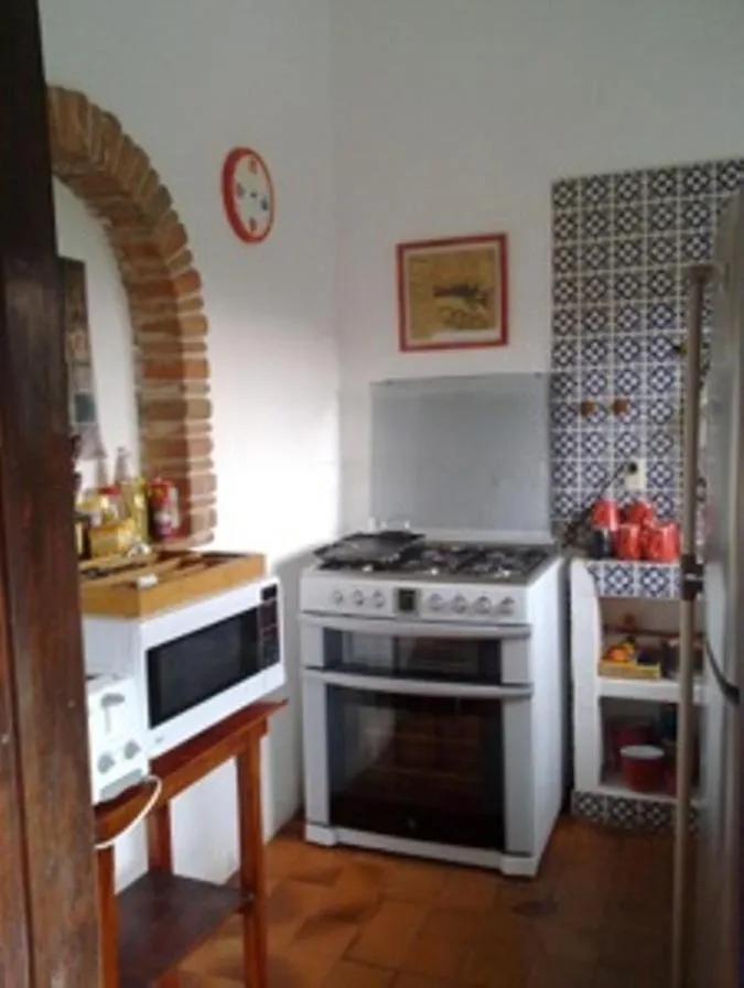 Kitchen or kitchenette in Hotel Paraiso Escondido