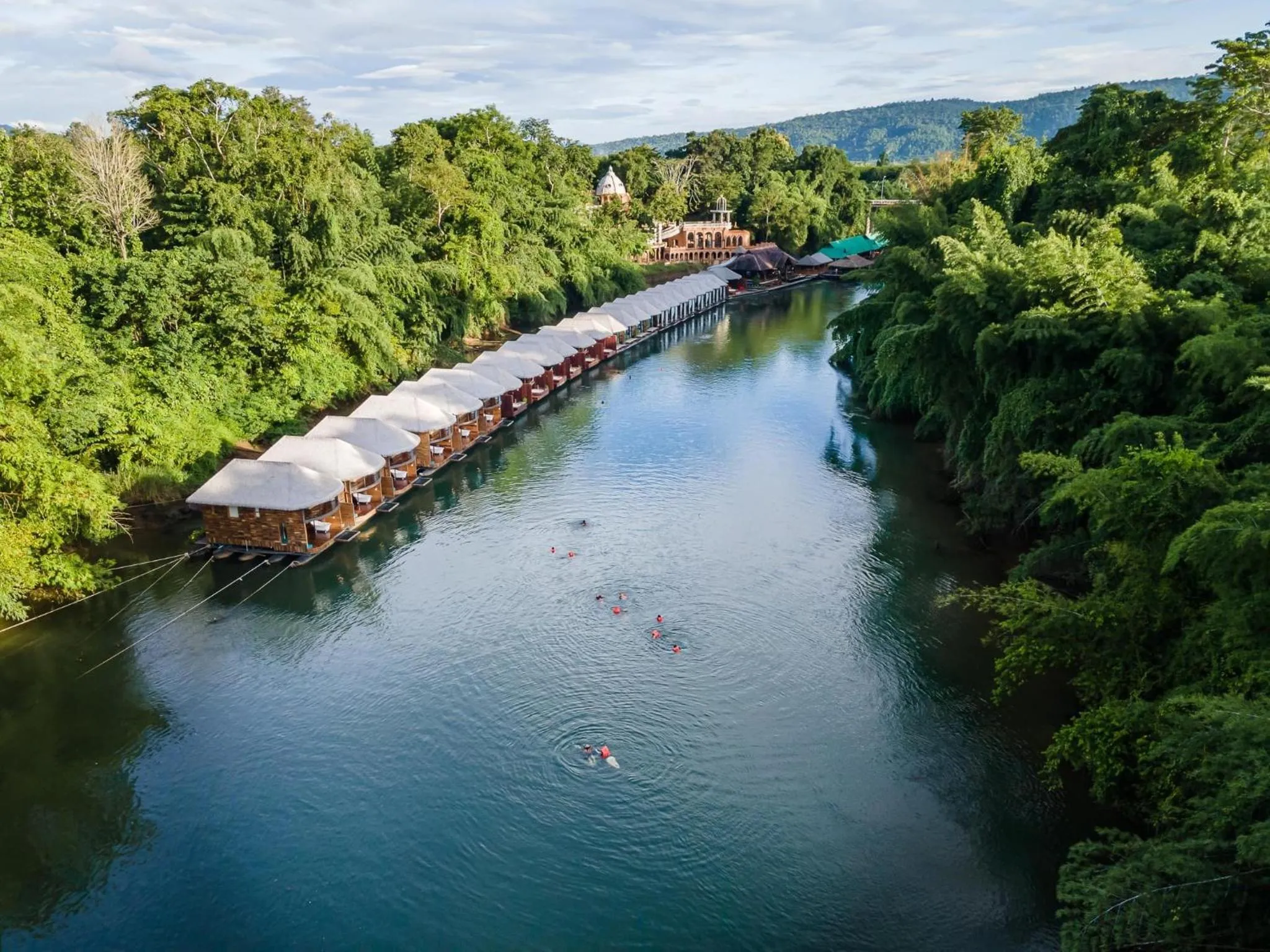Pool view in The For Rest Resort