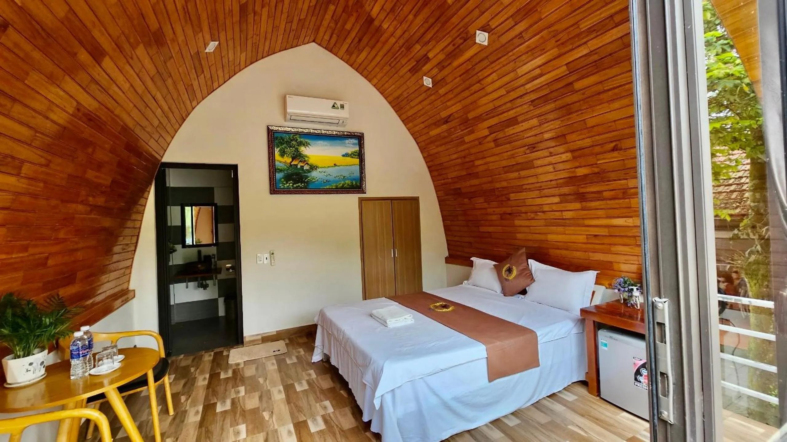 Bed in Areca Bungalow