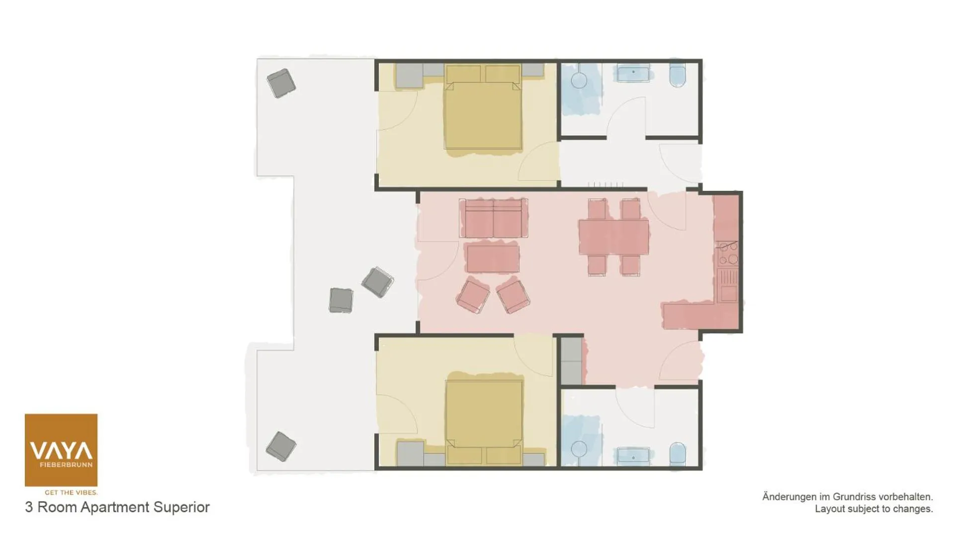 Floor plan in VAYA Fieberbrunn