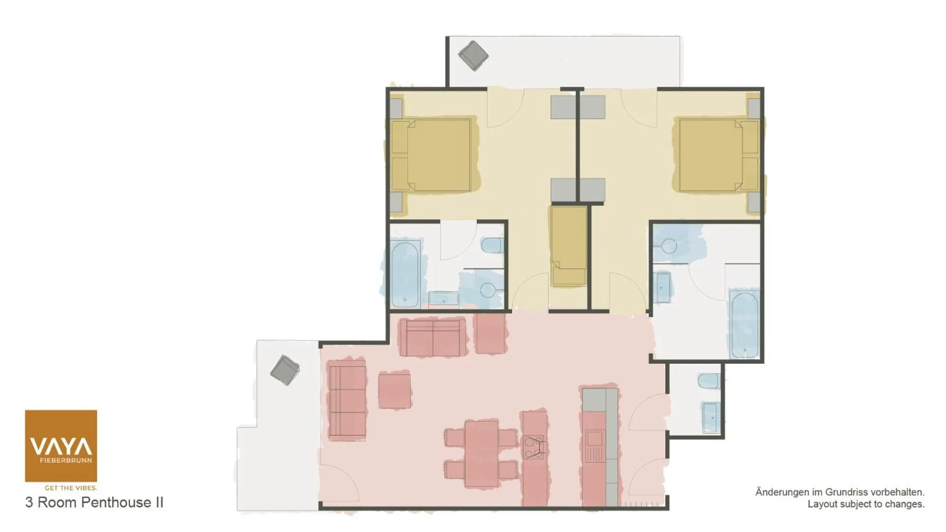 Floor plan in VAYA Fieberbrunn