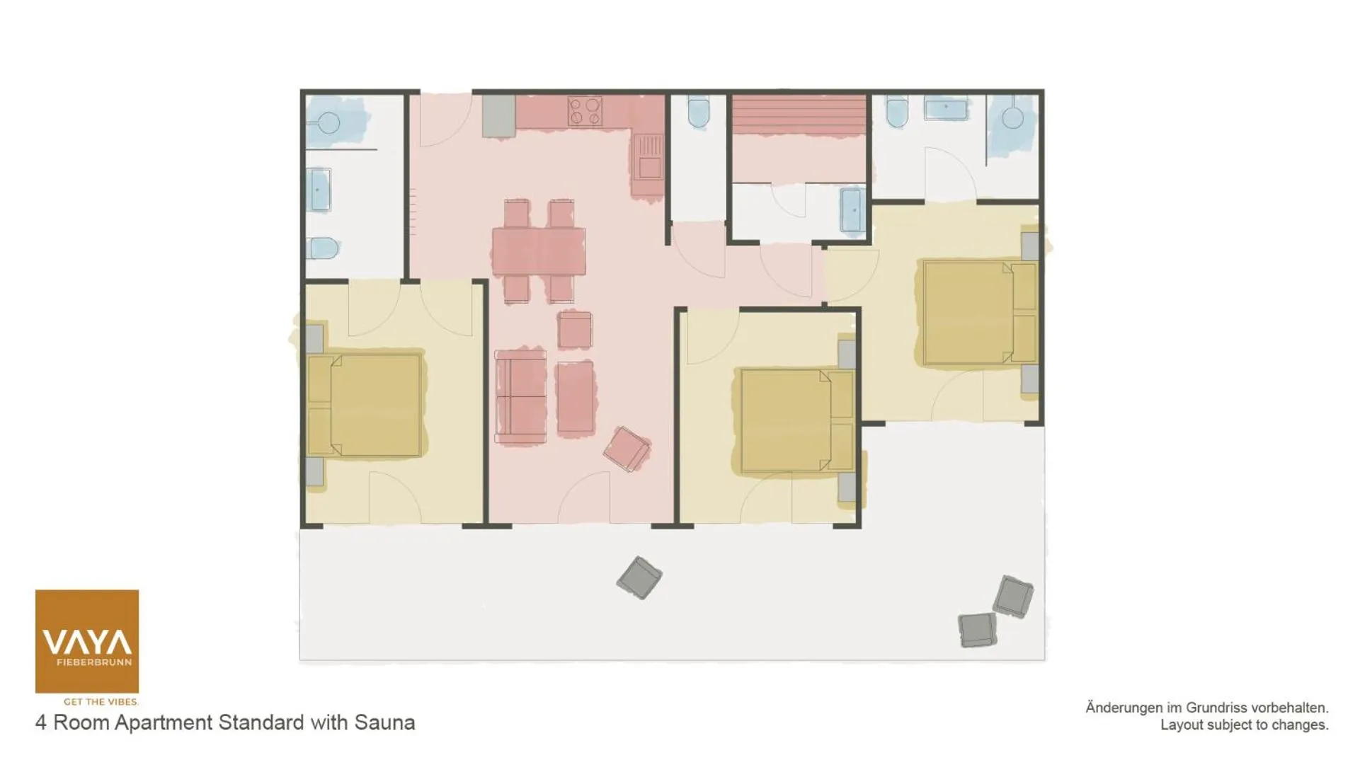 Floor plan in VAYA Fieberbrunn