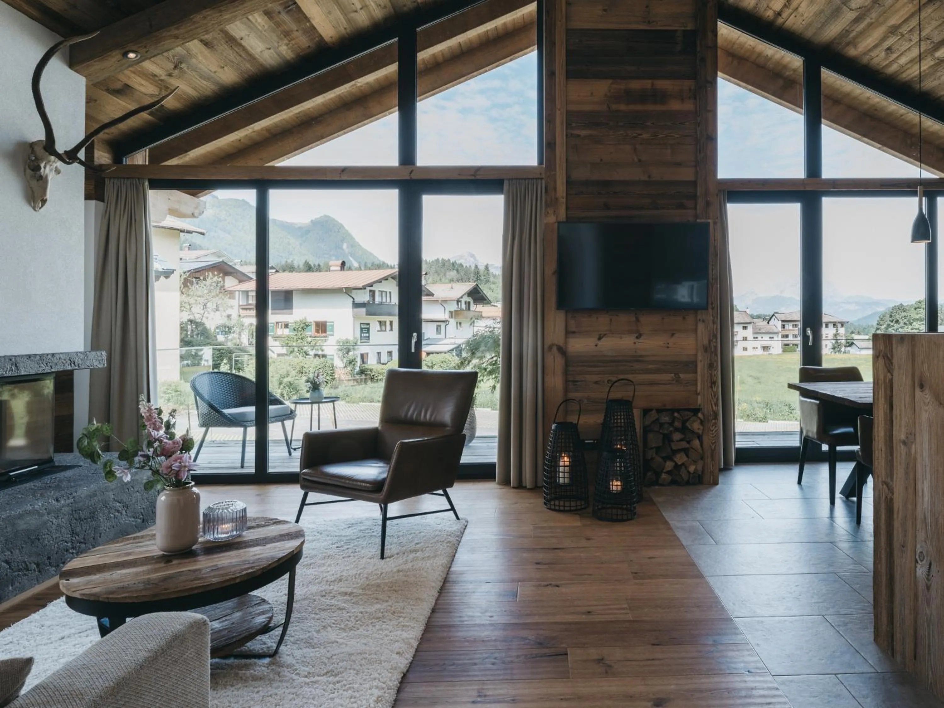 Living room in VAYA Fieberbrunn