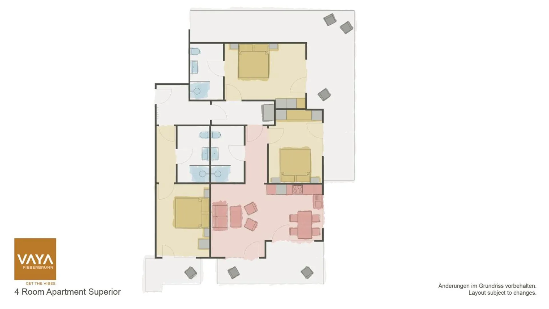 Floor plan in VAYA Fieberbrunn
