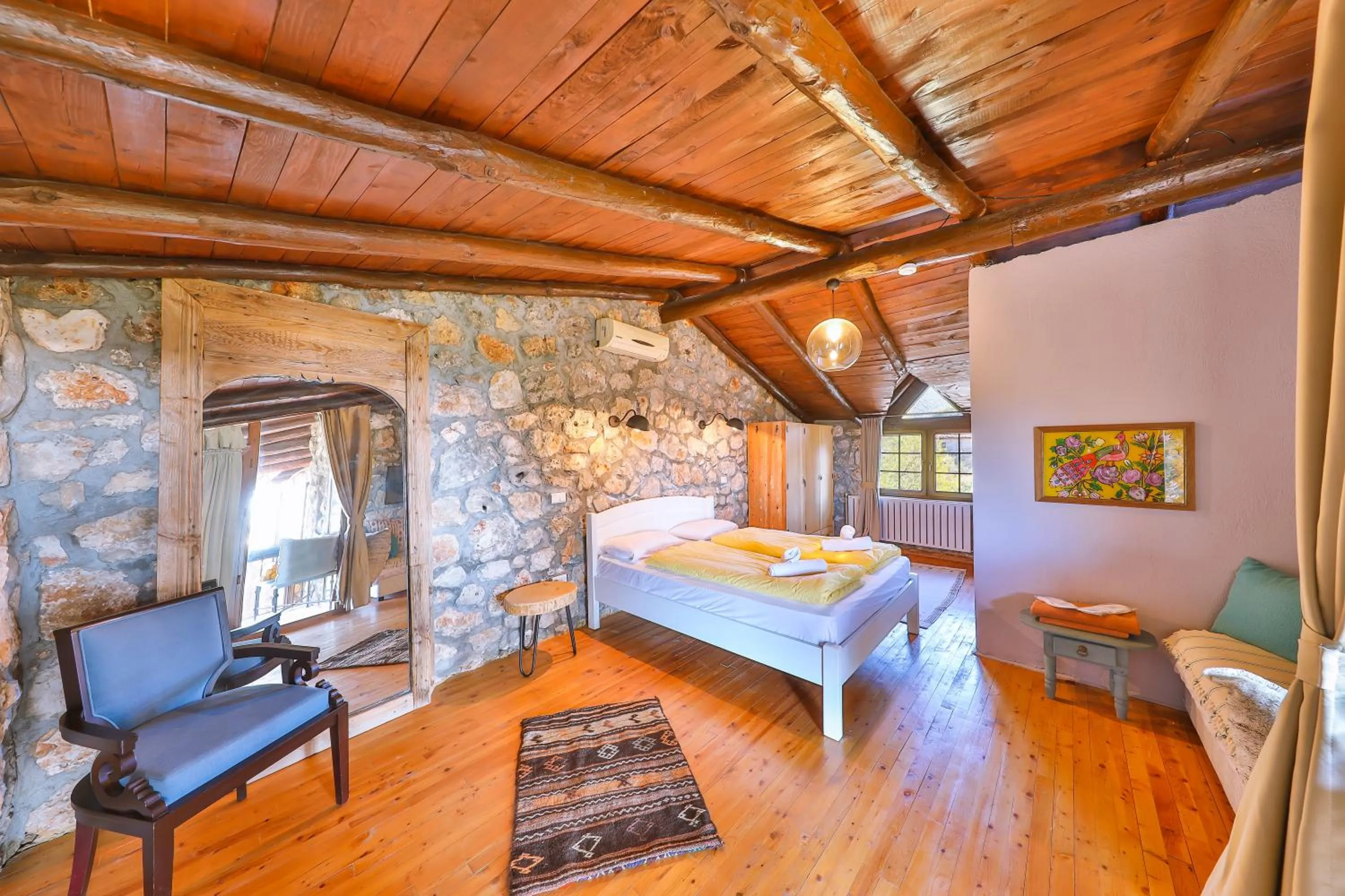 Bedroom, Bed in Kale Lodge - Adult Only + 15